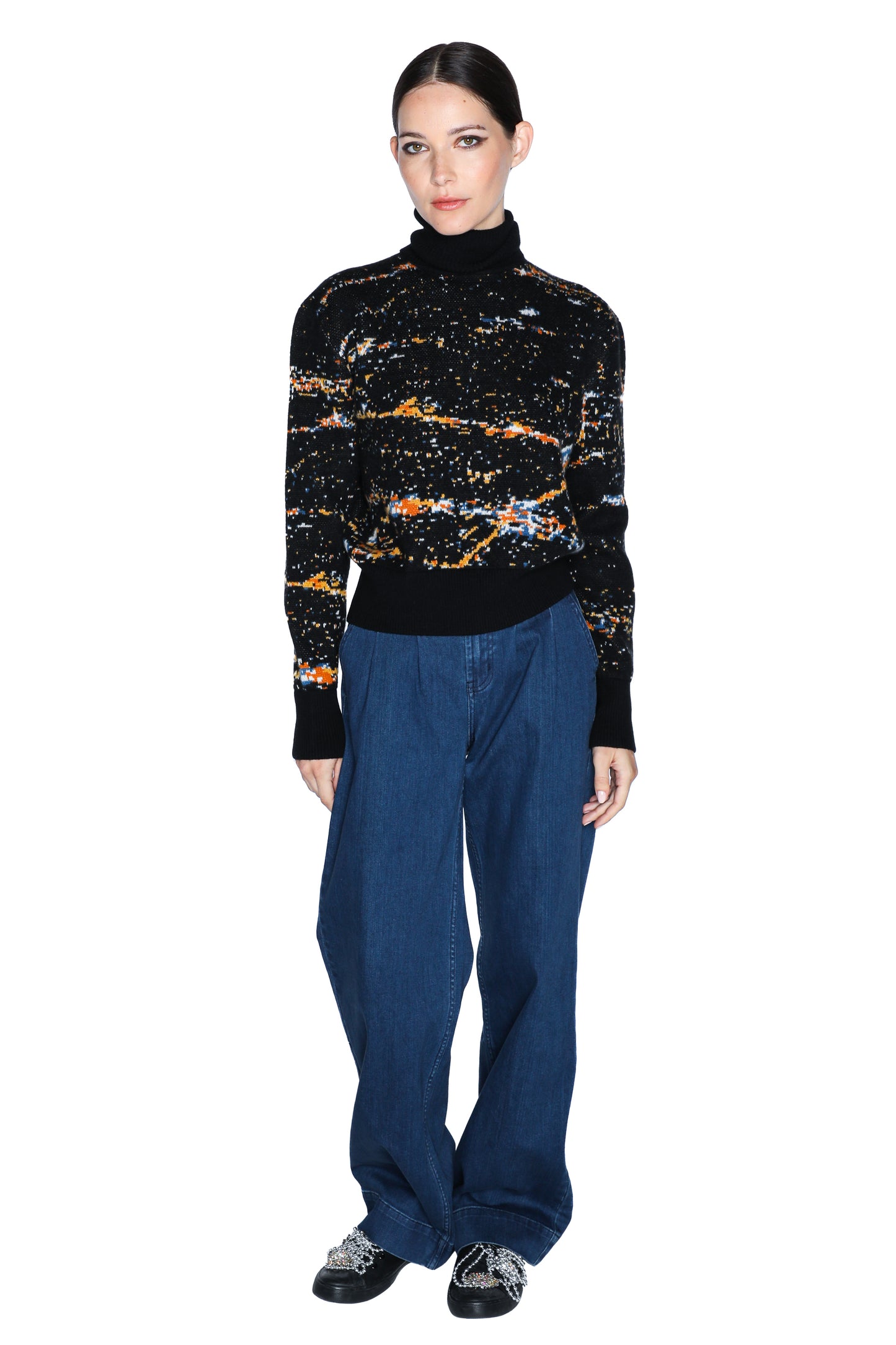 'LAX' CROPPED TURTLENECK - - Libertine