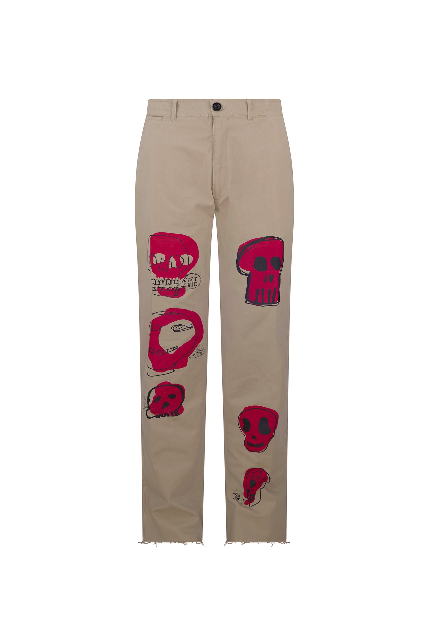 'SKETCH SKULLS' MENS CHINOS - - Libertine