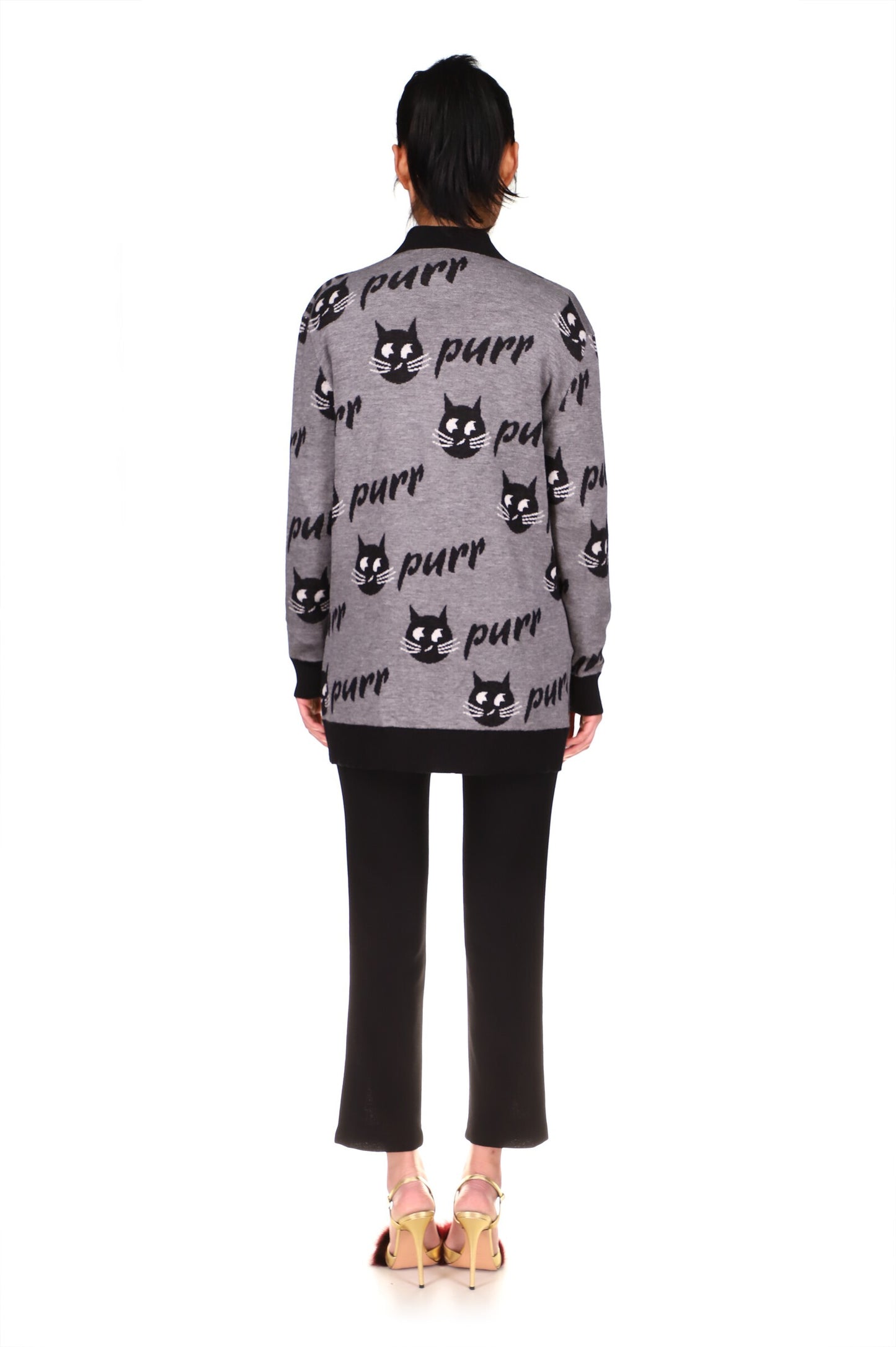 'PURRRFECT' SILKY CASHMERE LONG CARDIGAN - Women's Knits - Libertine