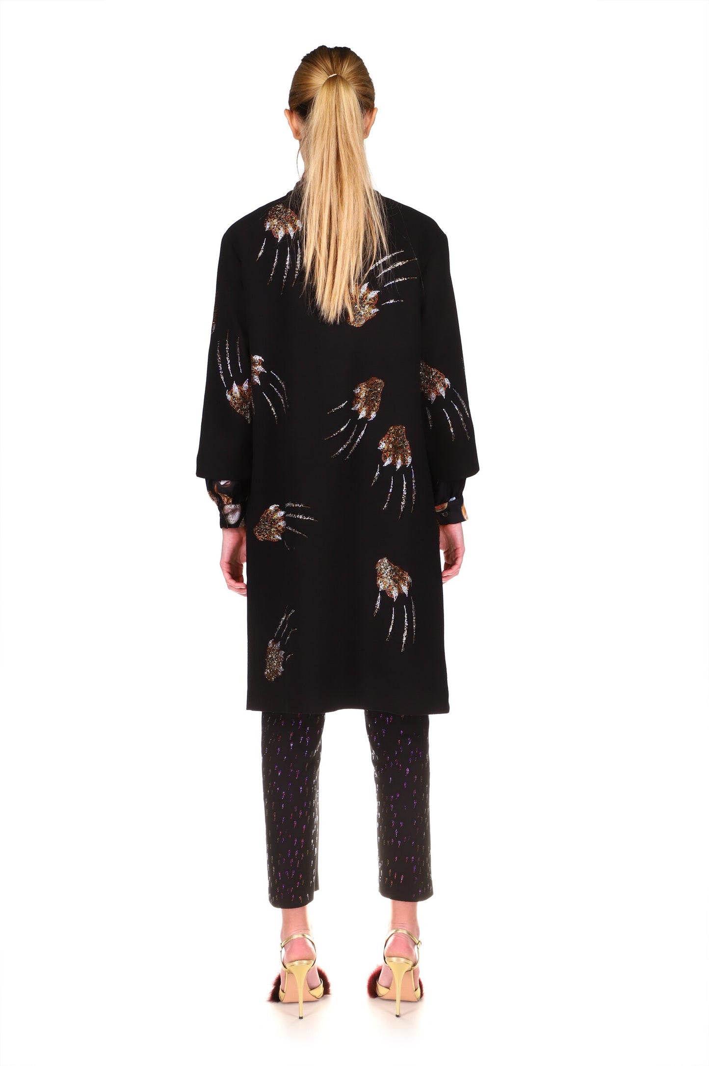 CRYSTAL ‘LEOPARDO' DUSTER COAT - Women's Jackets & Coats - Libertine