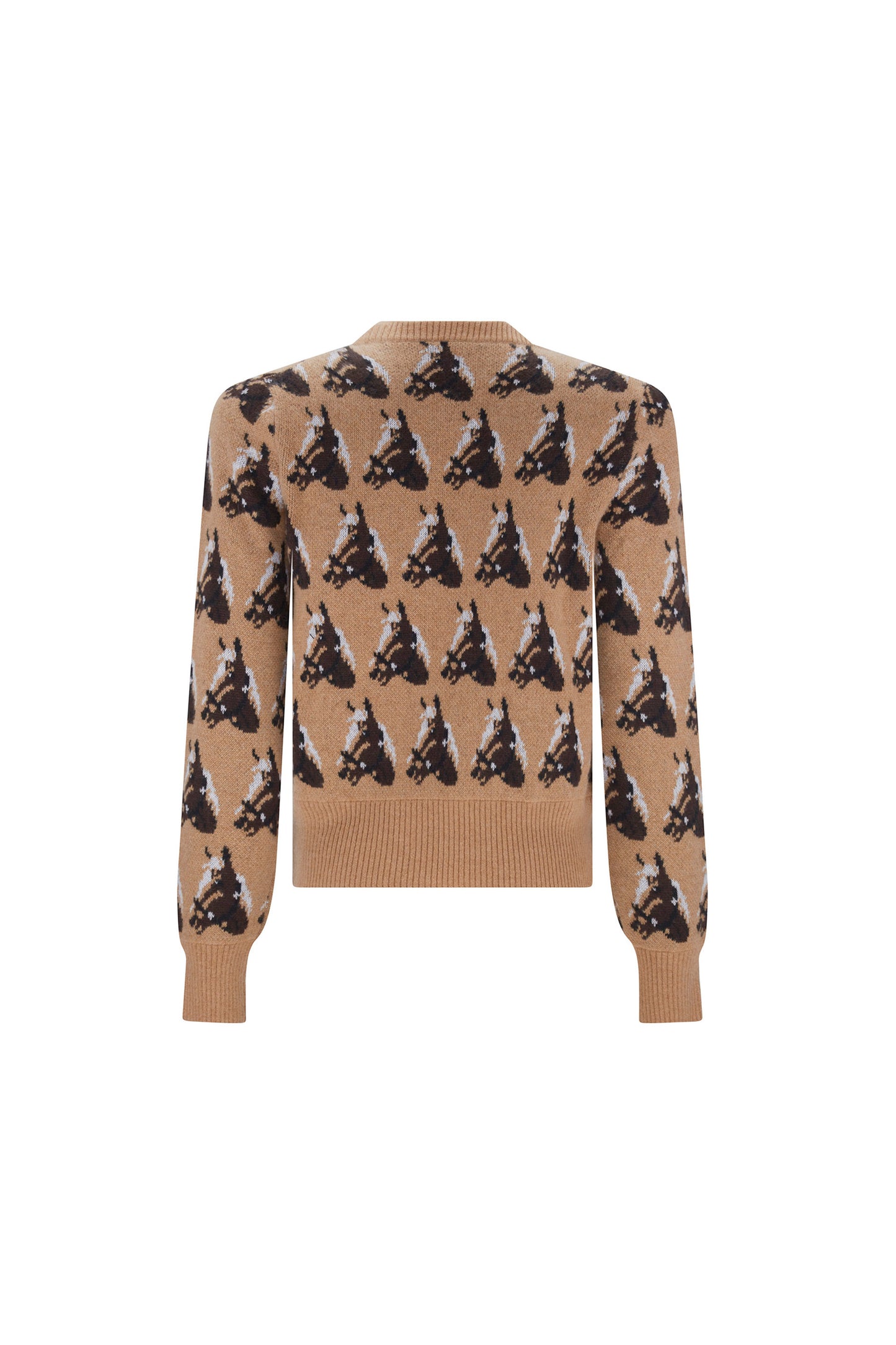 'VERY HORSEY' SHRUNKEN PULLOVER SWEATER - SWEATERS - Libertine