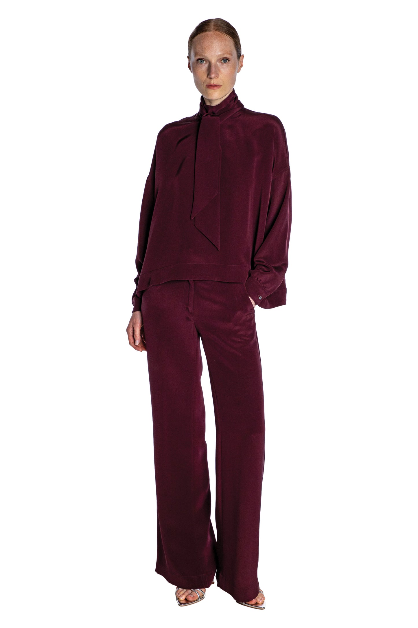'SYRAH' TIE BLOUSE - TOPS - Libertine