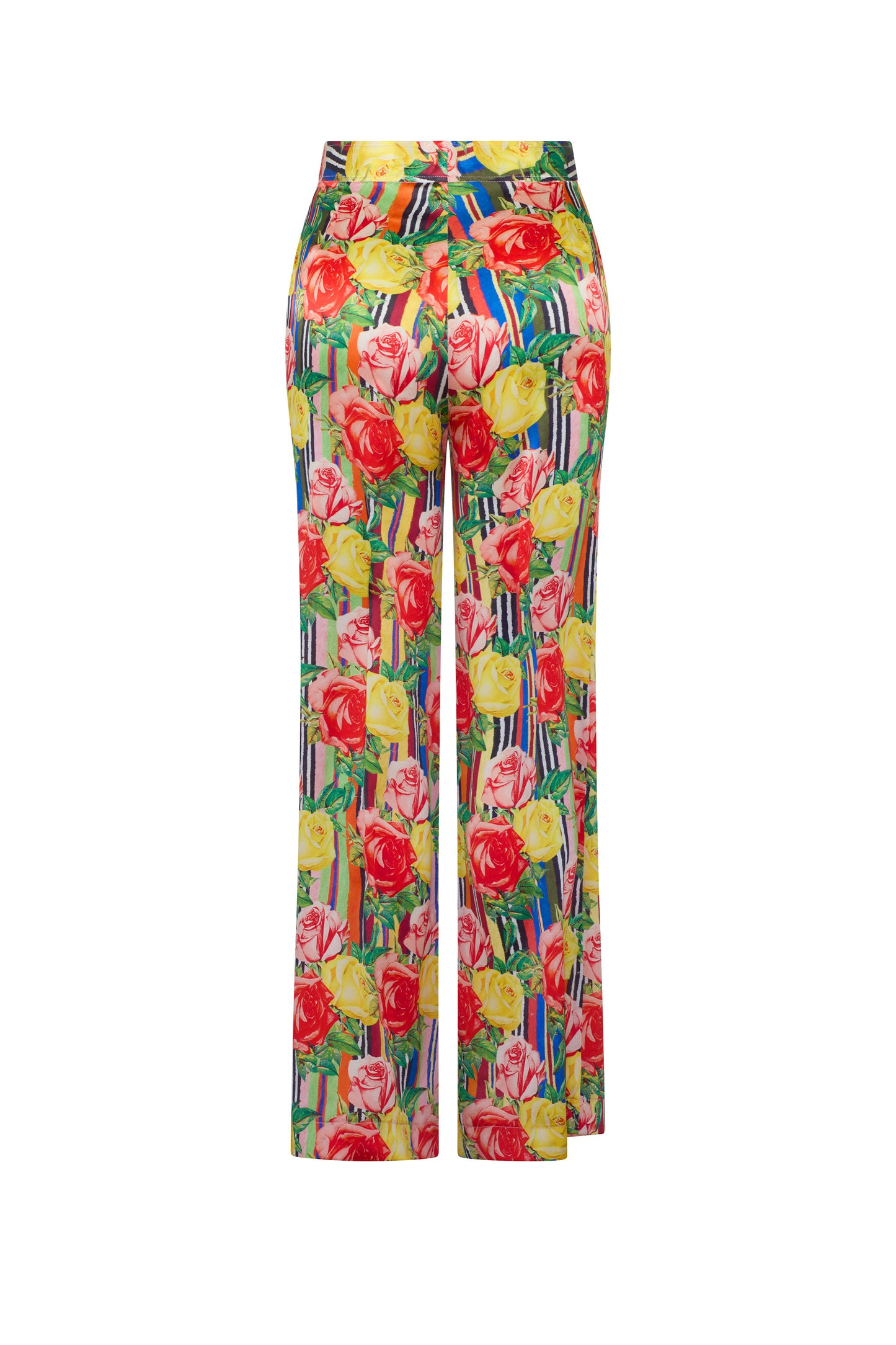 'Tequila Sunrise Roses' Wide Leg Pants - PANTS - Libertine
