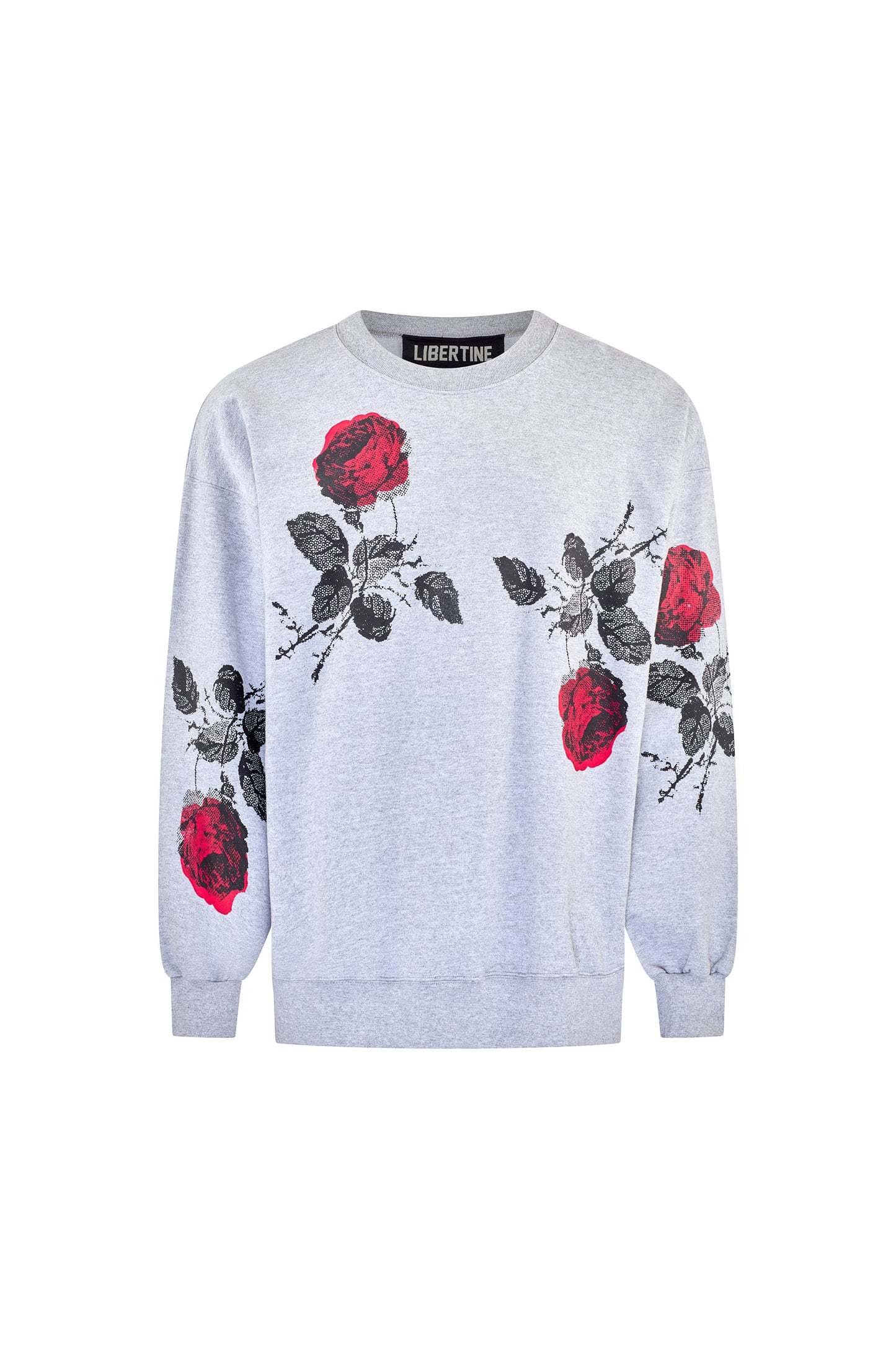 'STONE ROSES' CREWNECK SWEATSHIRT - SWEATSHIRTS - Libertine