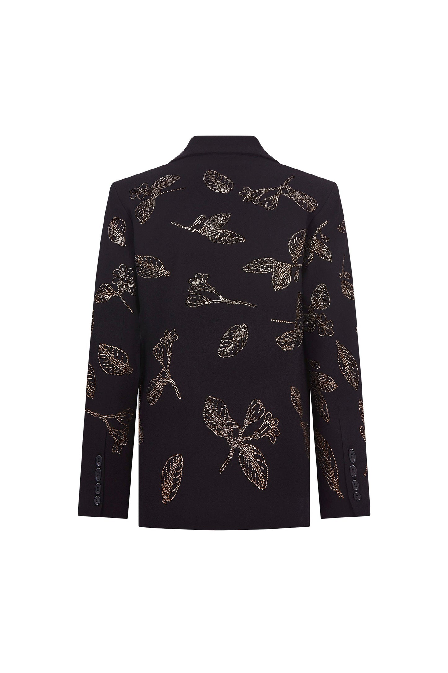 'GOLDEN LEAVES' DOUBLE BREASTED BLAZER - - Libertine