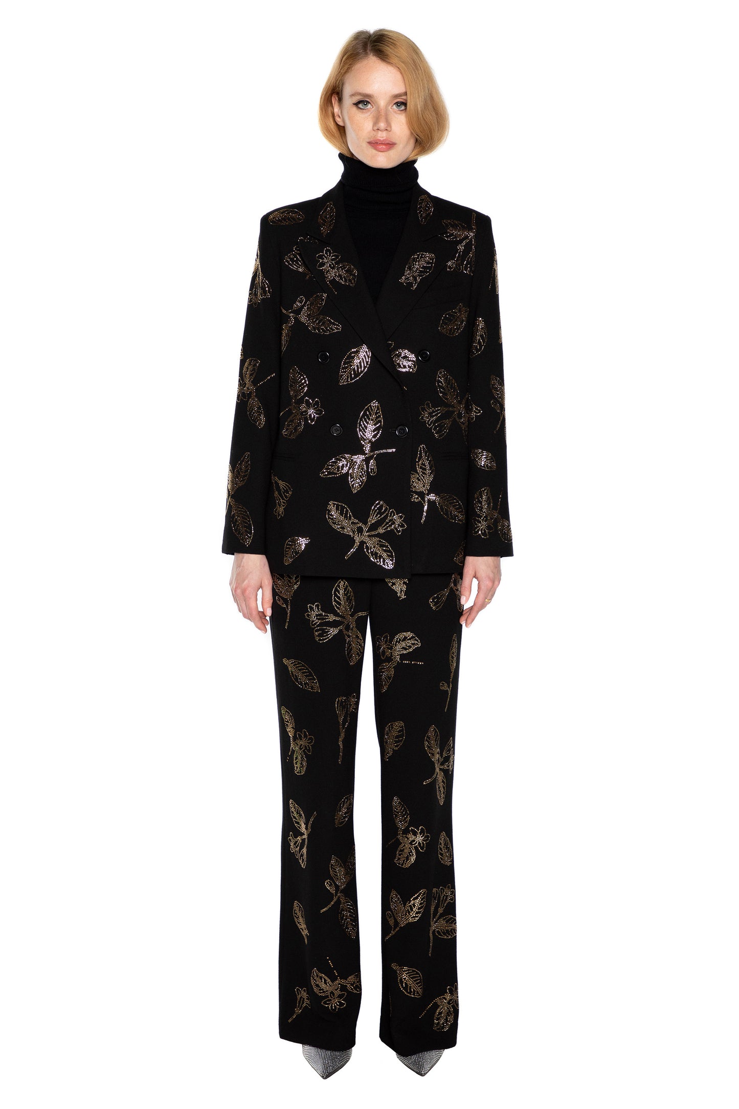 'GOLDEN LEAVES' WIDE LEG PANTS - - Libertine