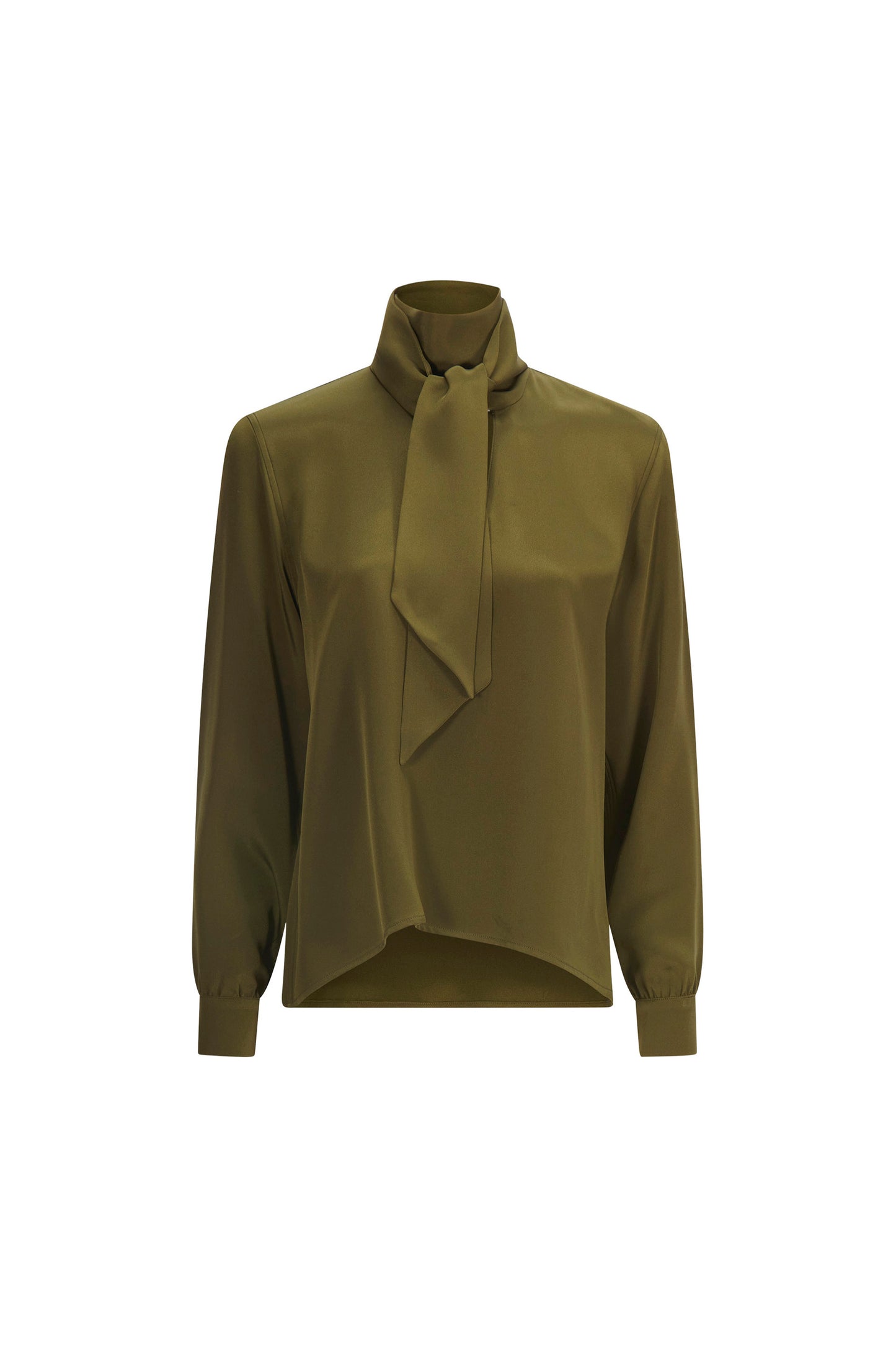 'CALIFORNIA SAGE' SLIM KEITH TIE BLOUSE - - Libertine