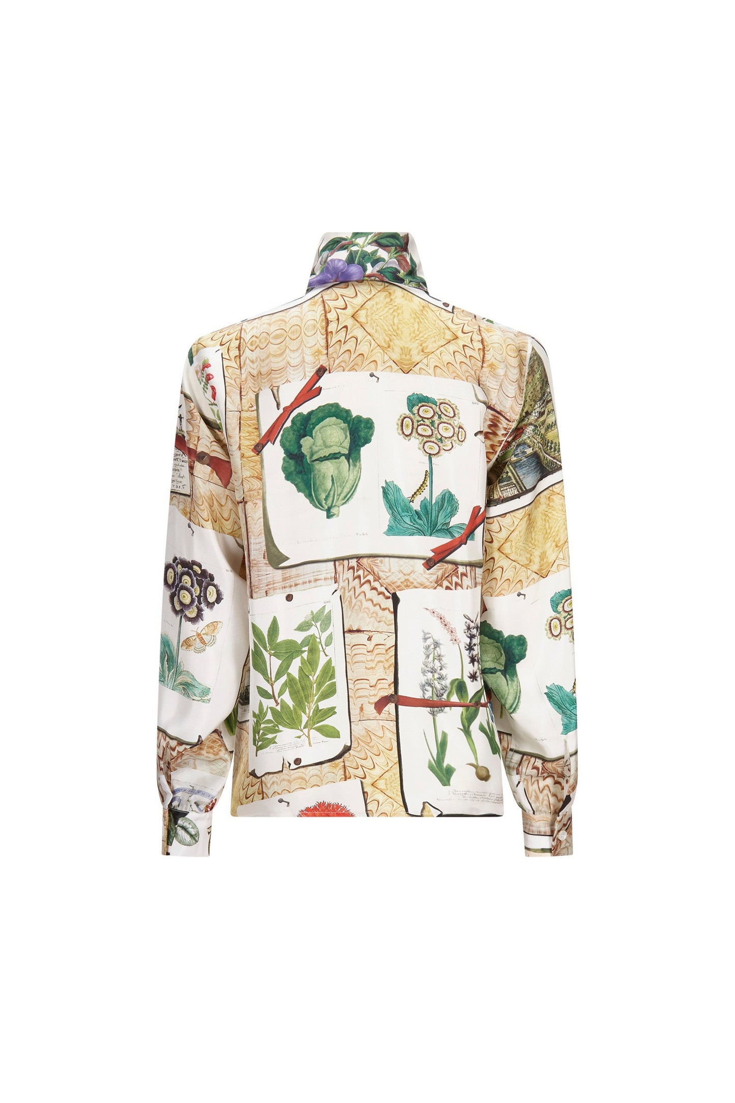 'COLEFAX' SLIM KEITH TIE BLOUSE - - Libertine