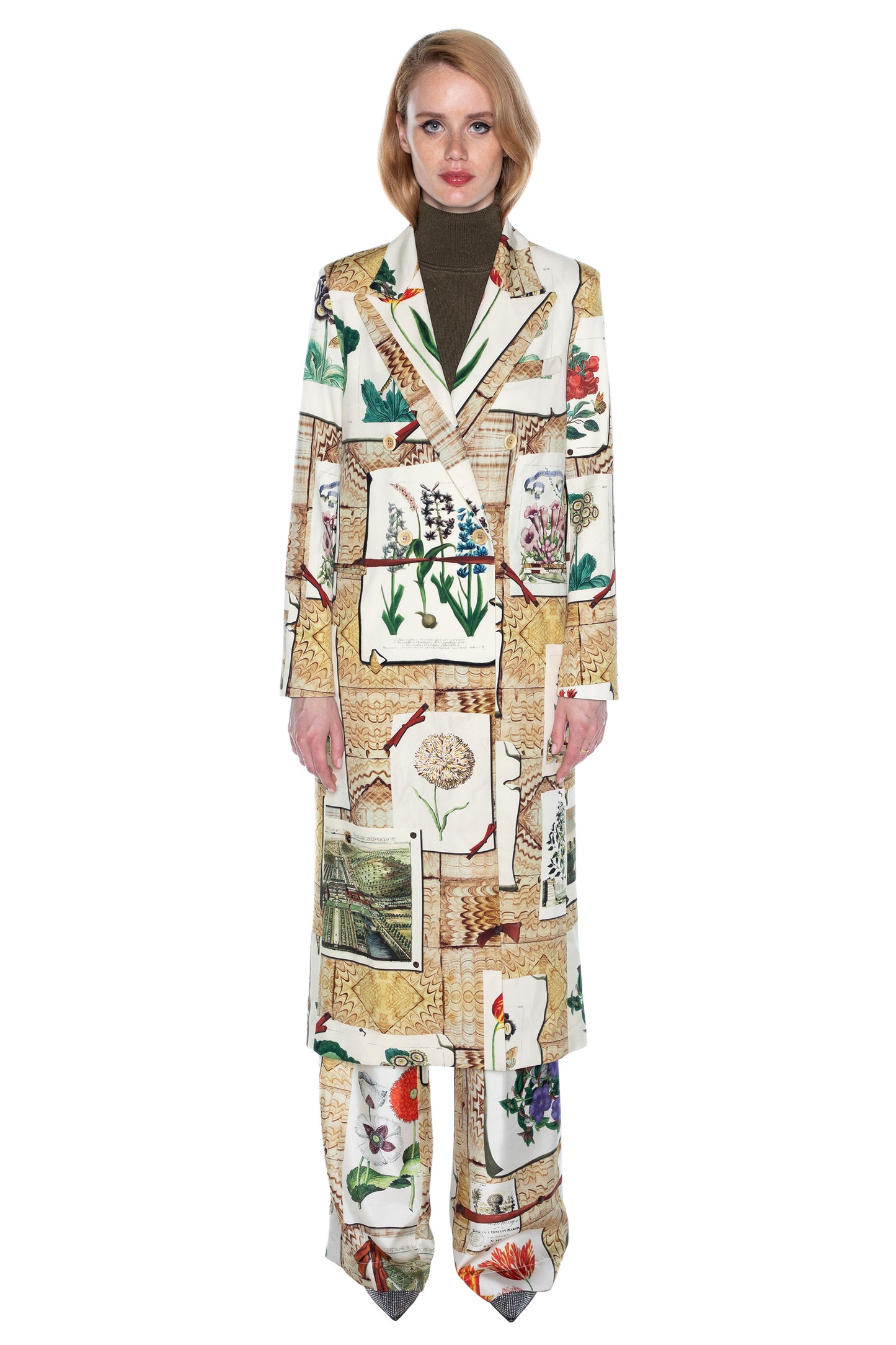 'COLEFAX' MIDI LENGTH DOUBLE BREASTED COAT - COATS - Libertine