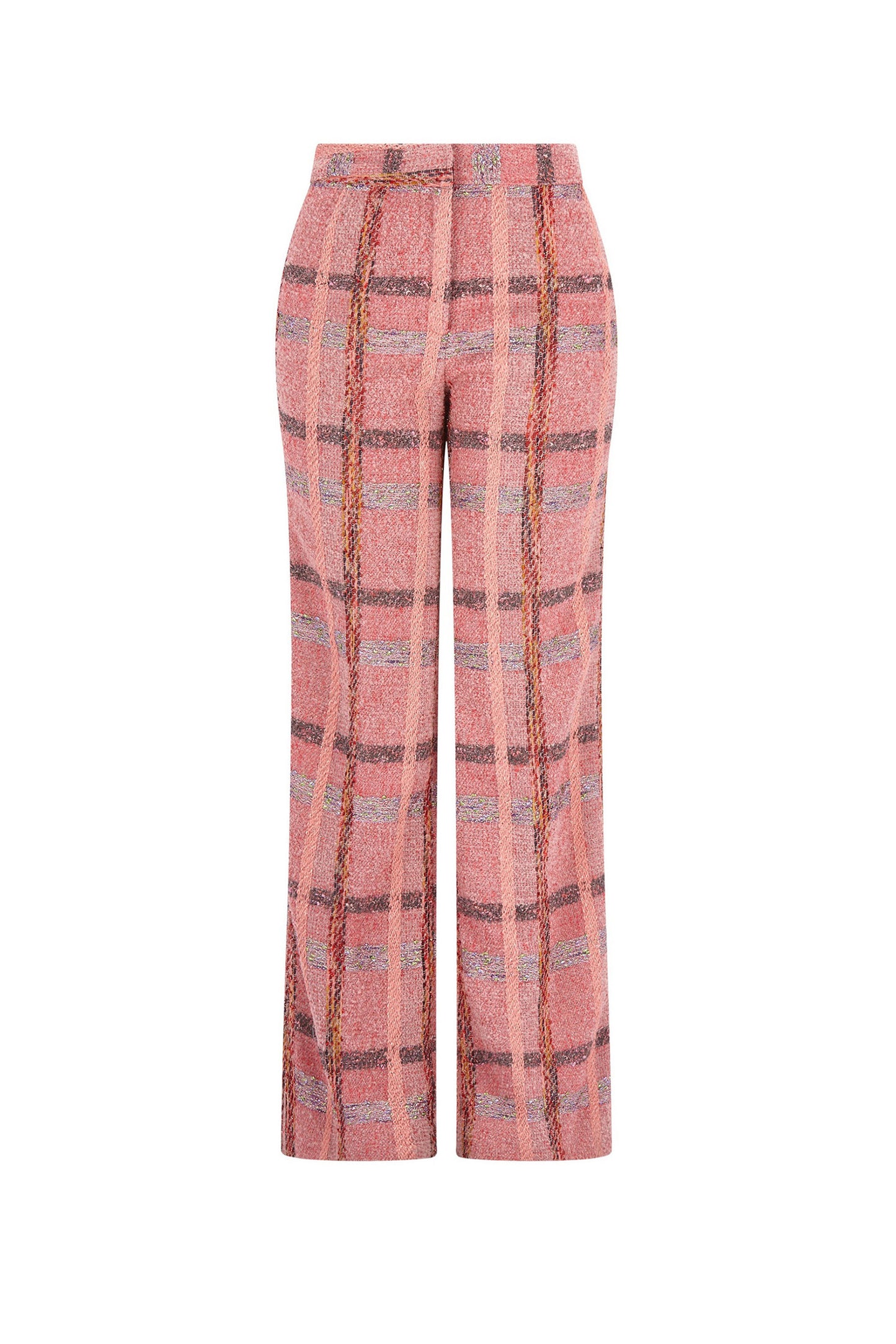 'PINK BOUCLE' NEW WIDE LEG PANTS - - Libertine