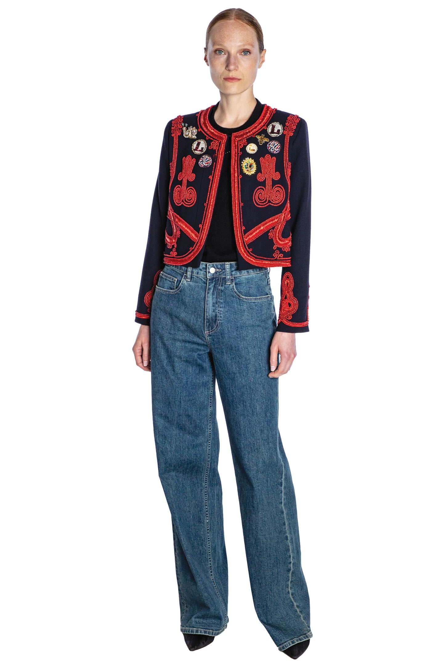 'ZOUAVES' EMBELLISHED CATHERINE JACKET - - Libertine