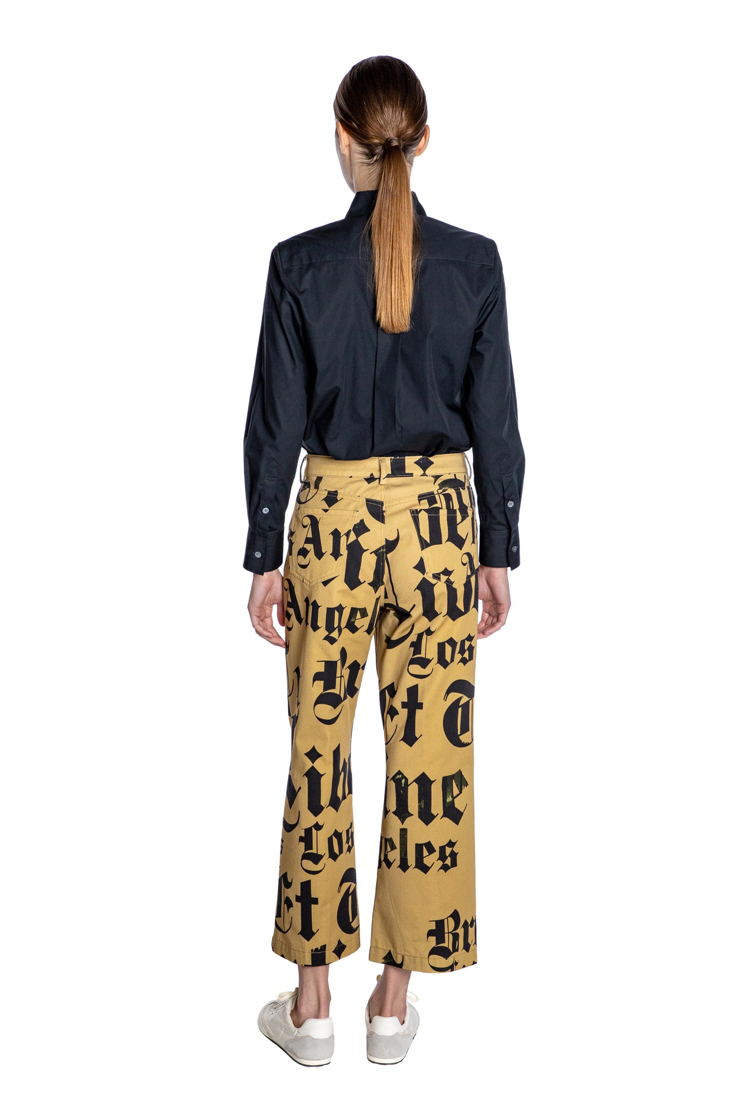 'LIBERTINE GOTHIC' CROPPED WIDE LEG PANT - - Libertine