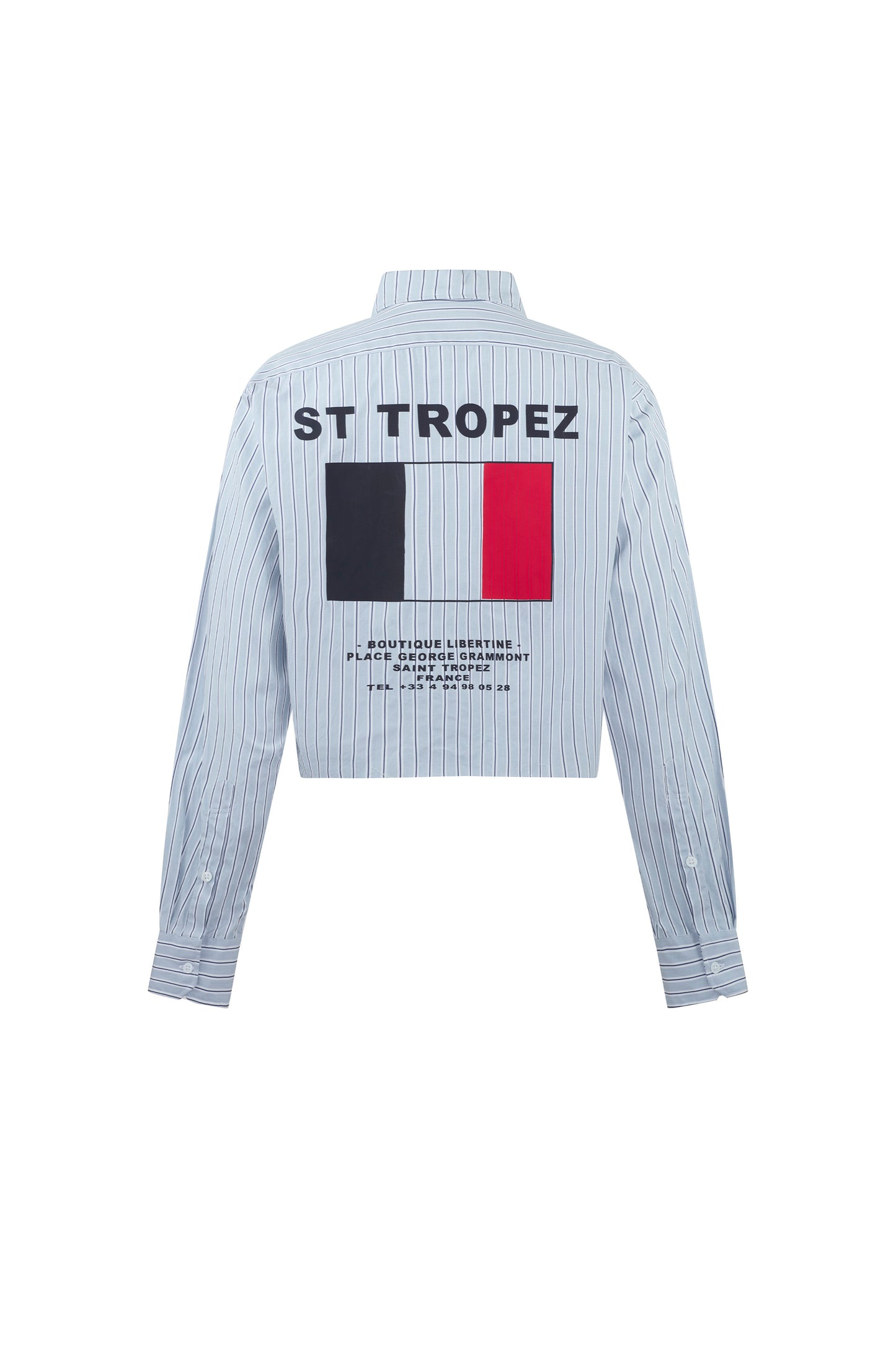 'ST. TROPEZ' CROPPED CLASSIC SHIRT - CLASSIC SHIRTS - Libertine