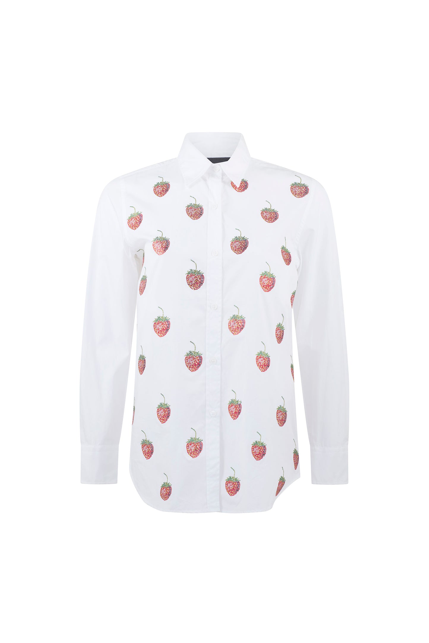 'EMBELLISHED STRAWBERRY FIELDS' NEW CLASSIC SHIRT - SHIRTS - Libertine