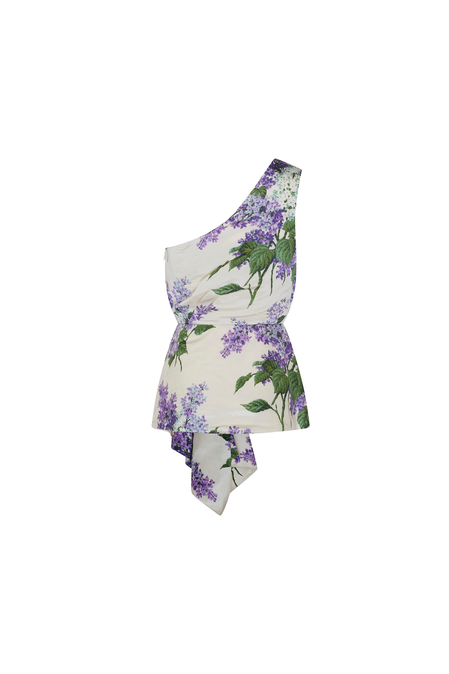 'LILAC GARDEN' ONE SHOULDER BLOUSE - TOPS - Libertine