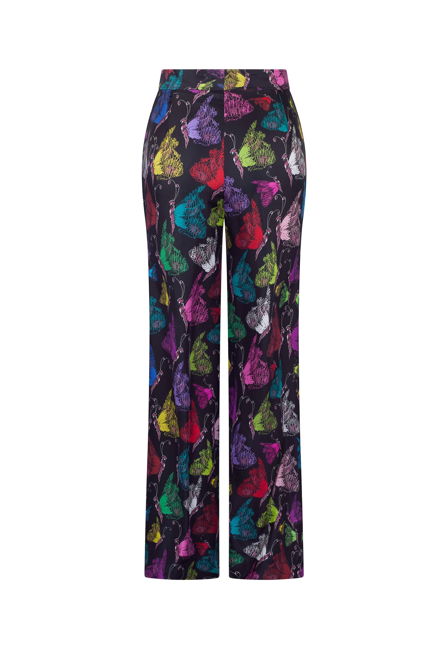 'MILLE PAPILLONS' WIDE LEG TROUSERS - PANTS - Libertine