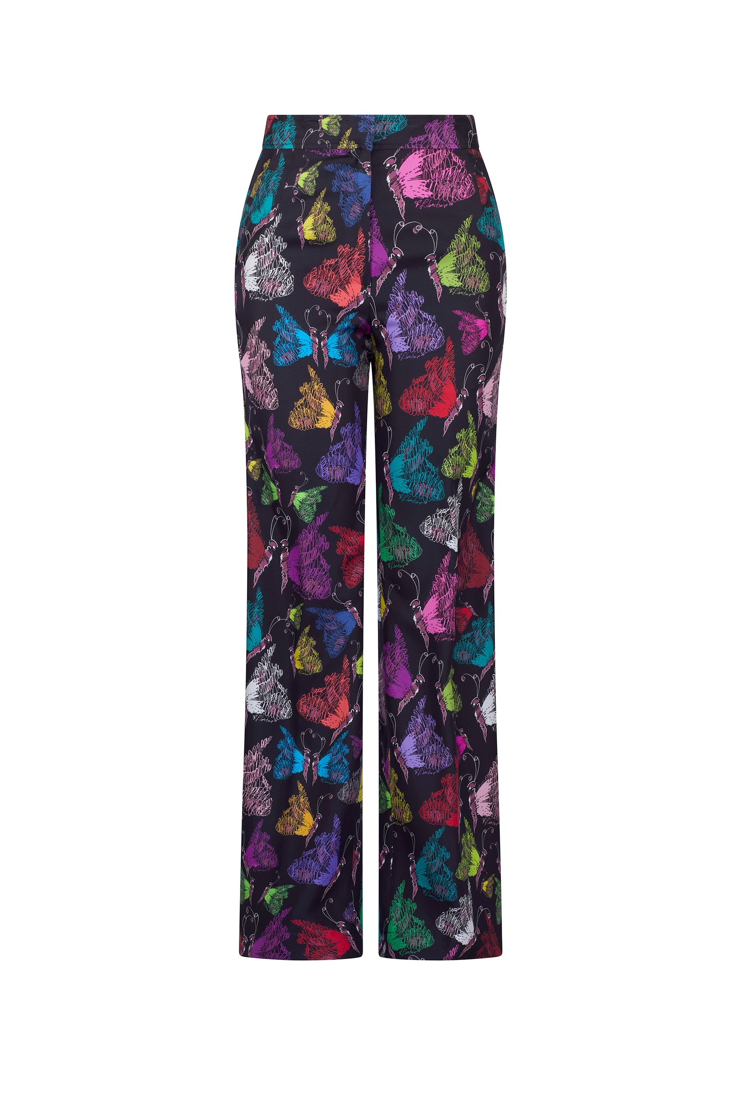'MILLE PAPILLONS' WIDE LEG TROUSERS - PANTS - Libertine