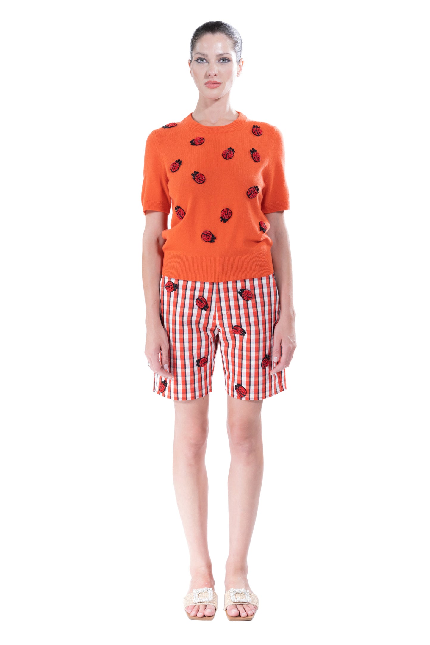 'LADYBUG SUMMER CHECK' WOMEN'S SHORT - - Libertine