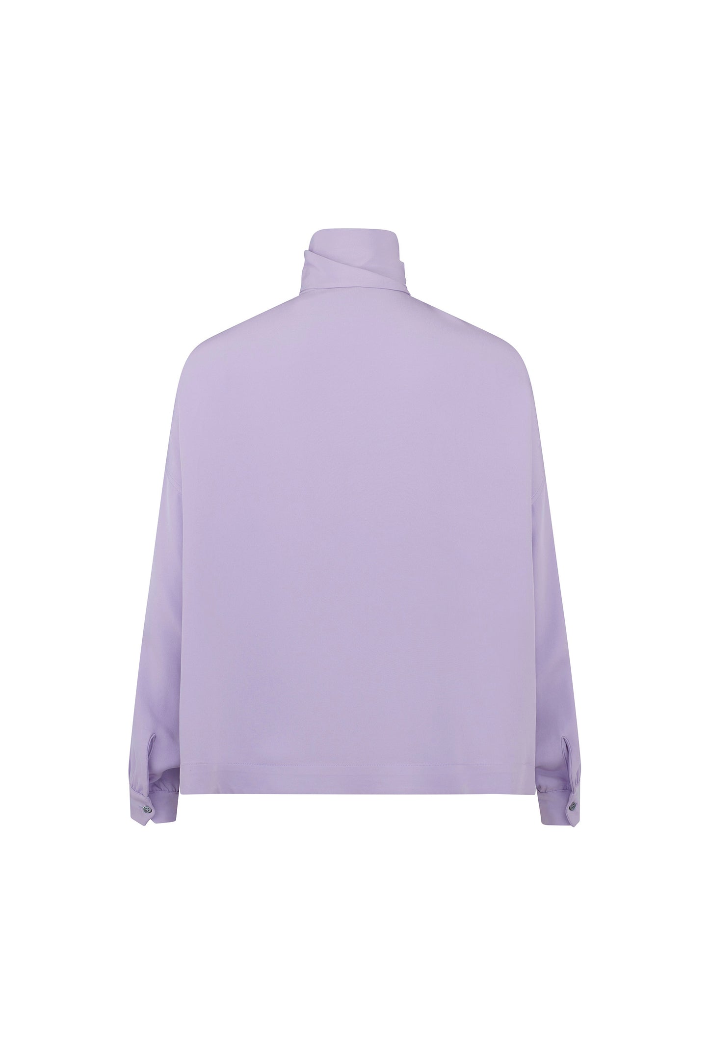 'Powdered Violet' Tie Blouse - - Libertine