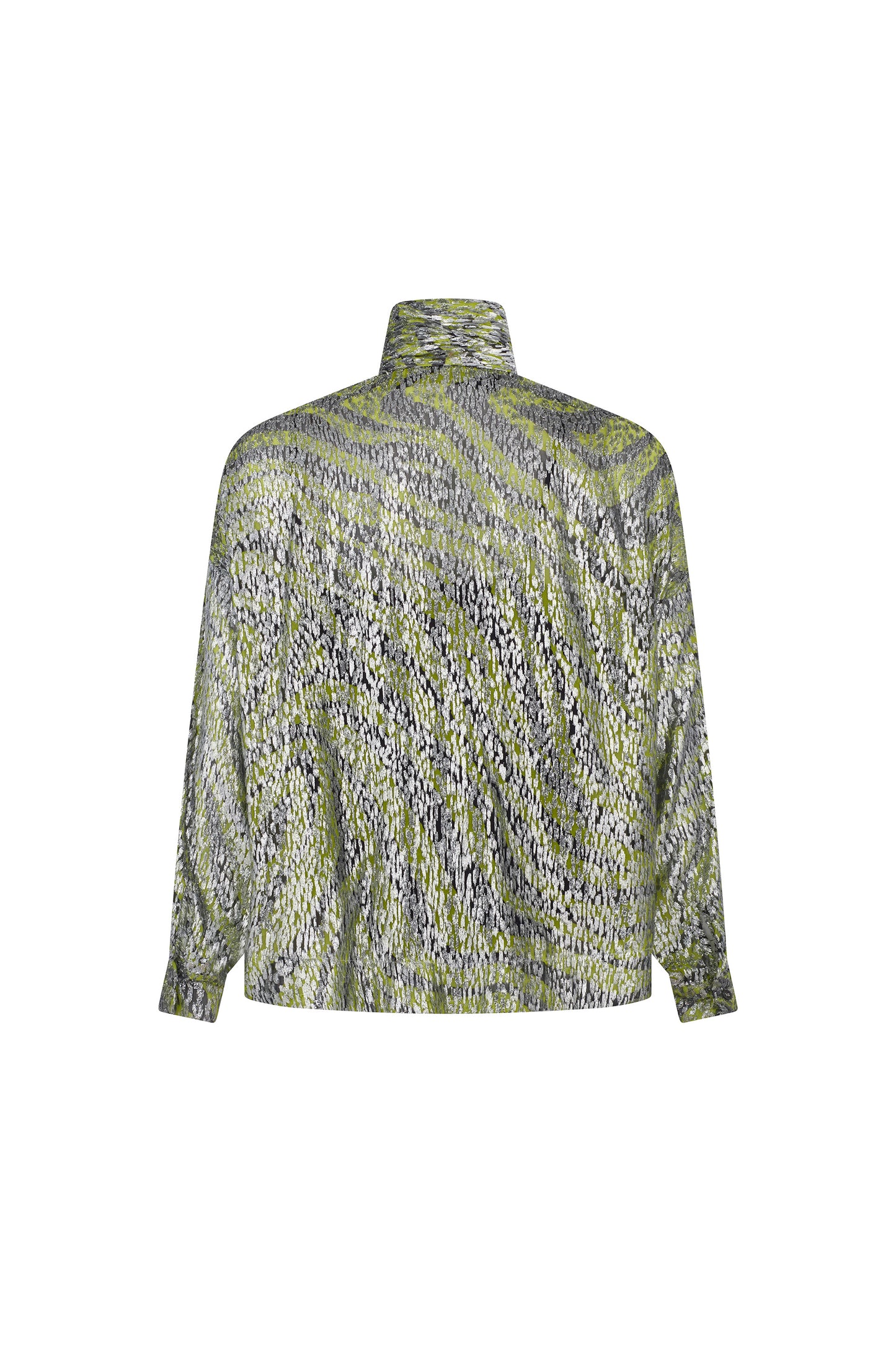 'MOSSY VELVET' TIE BLOUSE - - Libertine