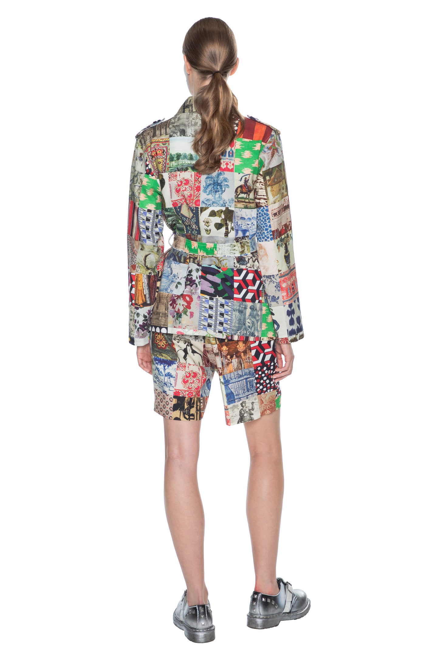 'BLOOMSBURY PATCHWORK' SAFARI JACKET - JACKETS - Libertine