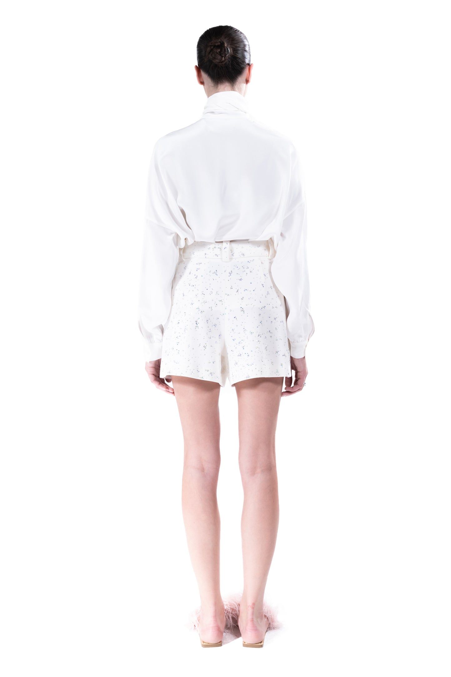 'HEAVY STARDUST' HIGH WAISTED SHORTS - - Libertine