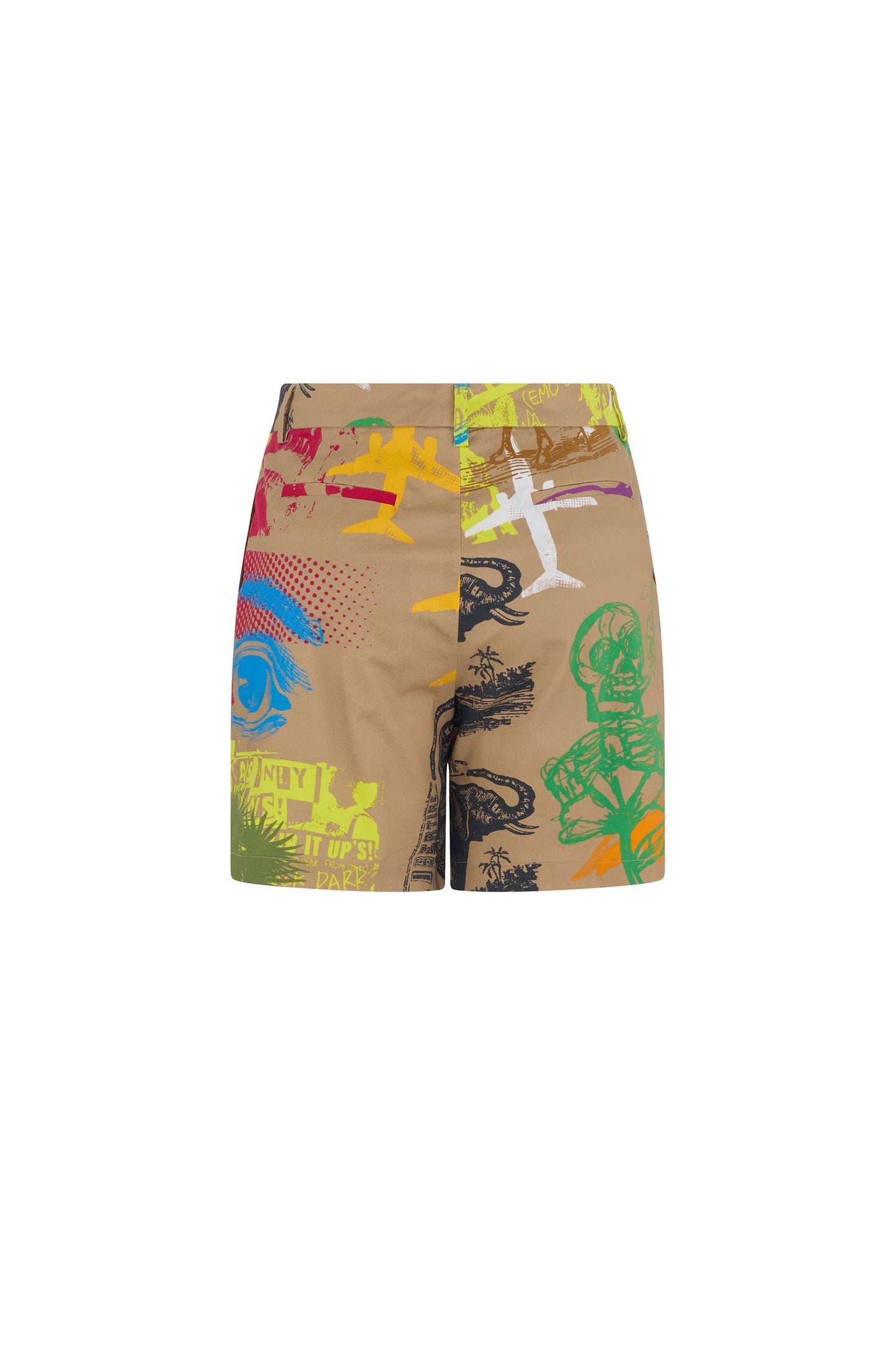 'LIBERTINE SILK SCREENS' WOMEN'S SHORT - - Libertine