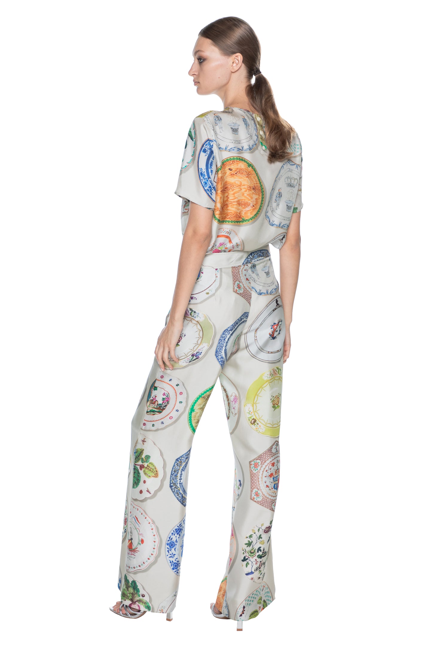 'CHELSEA PLATES' SLIM AARONS PANTS SIDE ZIP - PANTS - Libertine