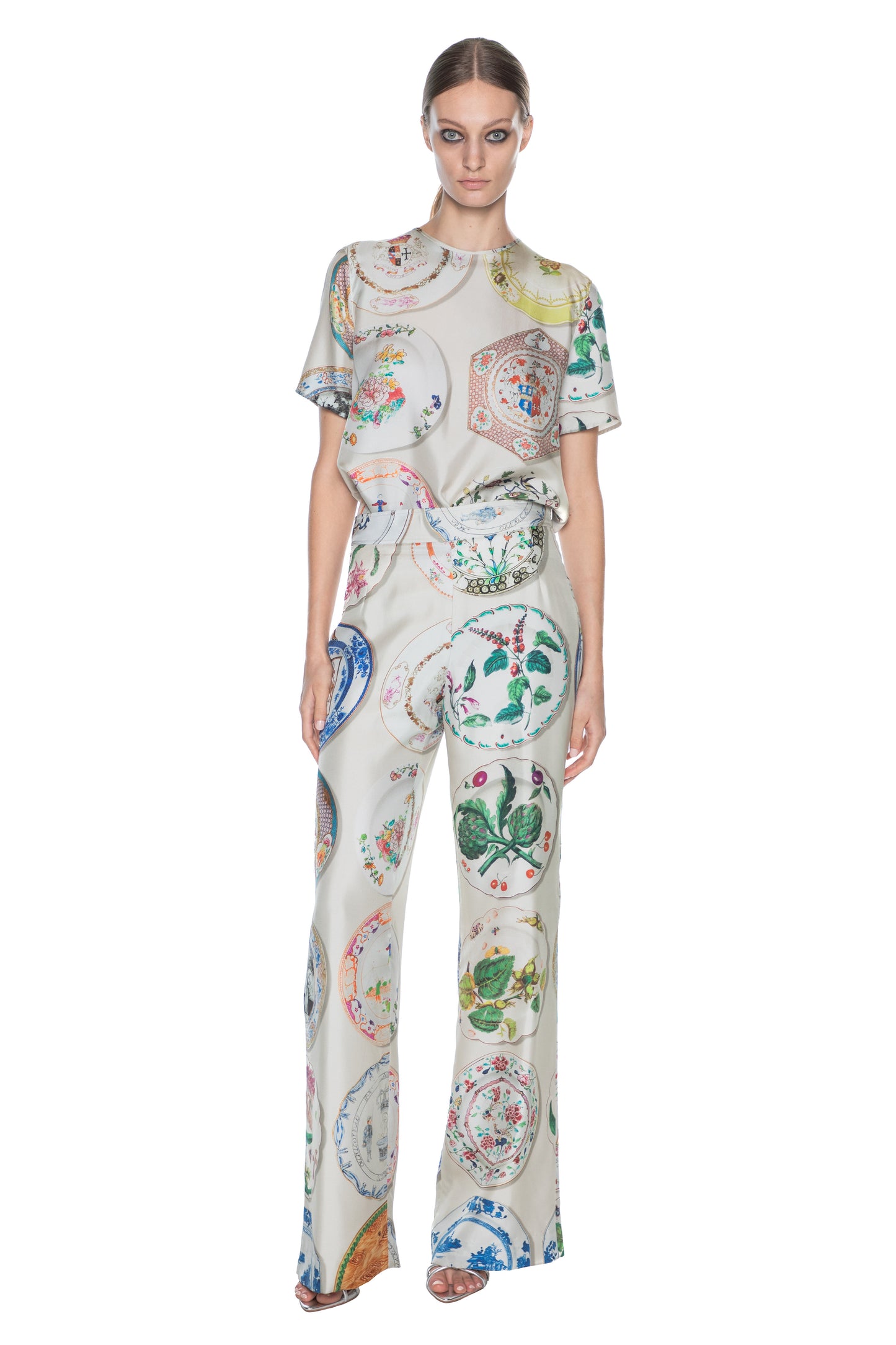 'CHELSEA PLATES' SLIM AARONS PANTS SIDE ZIP - PANTS - Libertine