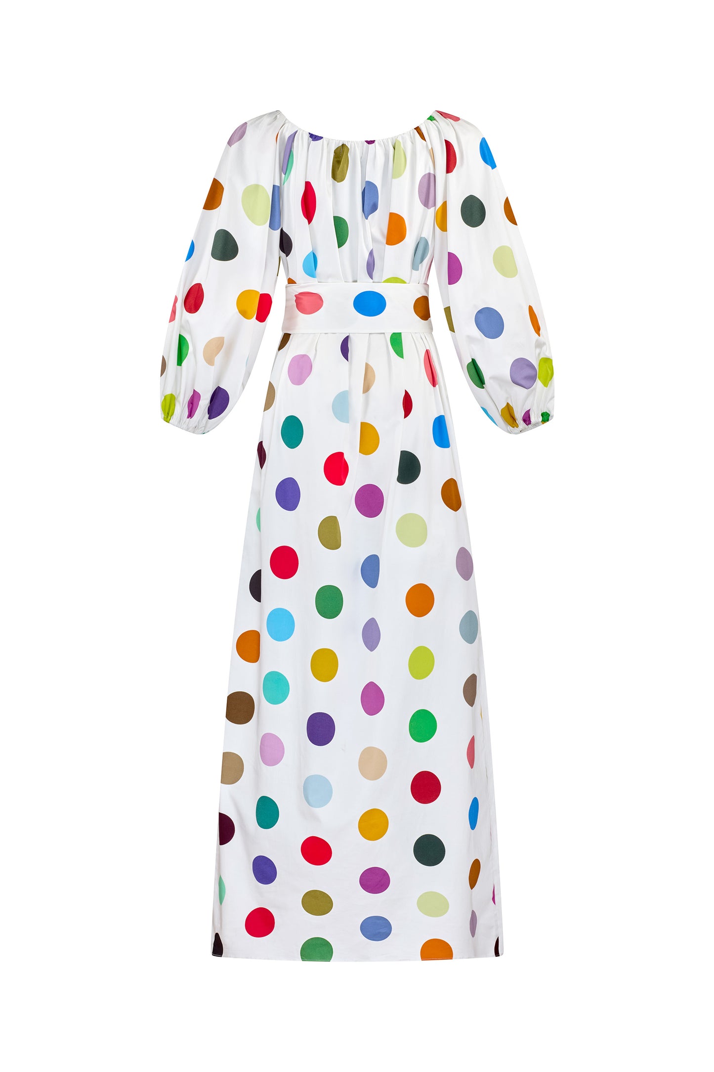 'SPOTS' OFF THE SHOULDER MAXI - - Libertine