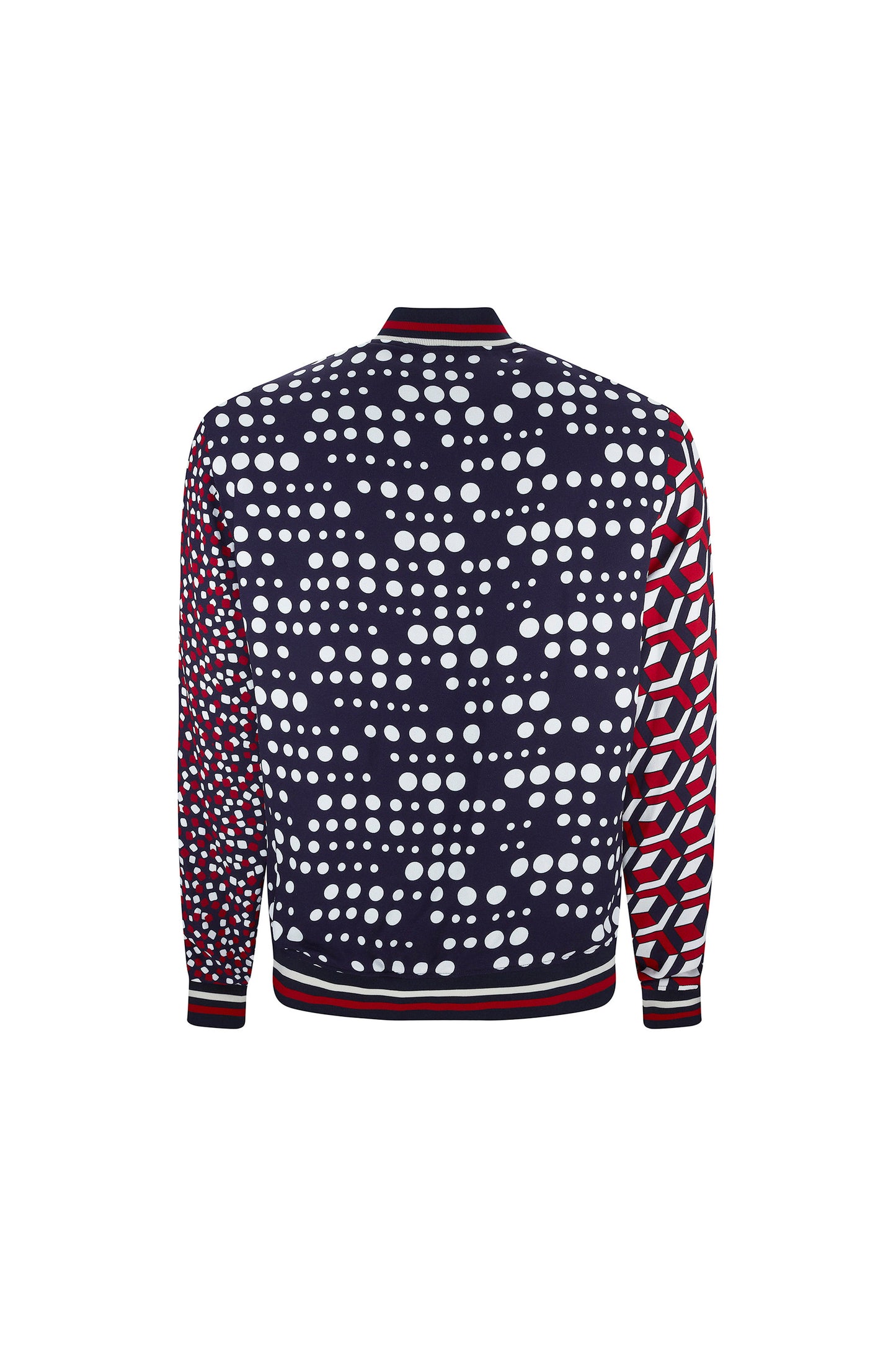 'RED WHITE AND BLUE MASH UP' BOMBER JACKET - - Libertine