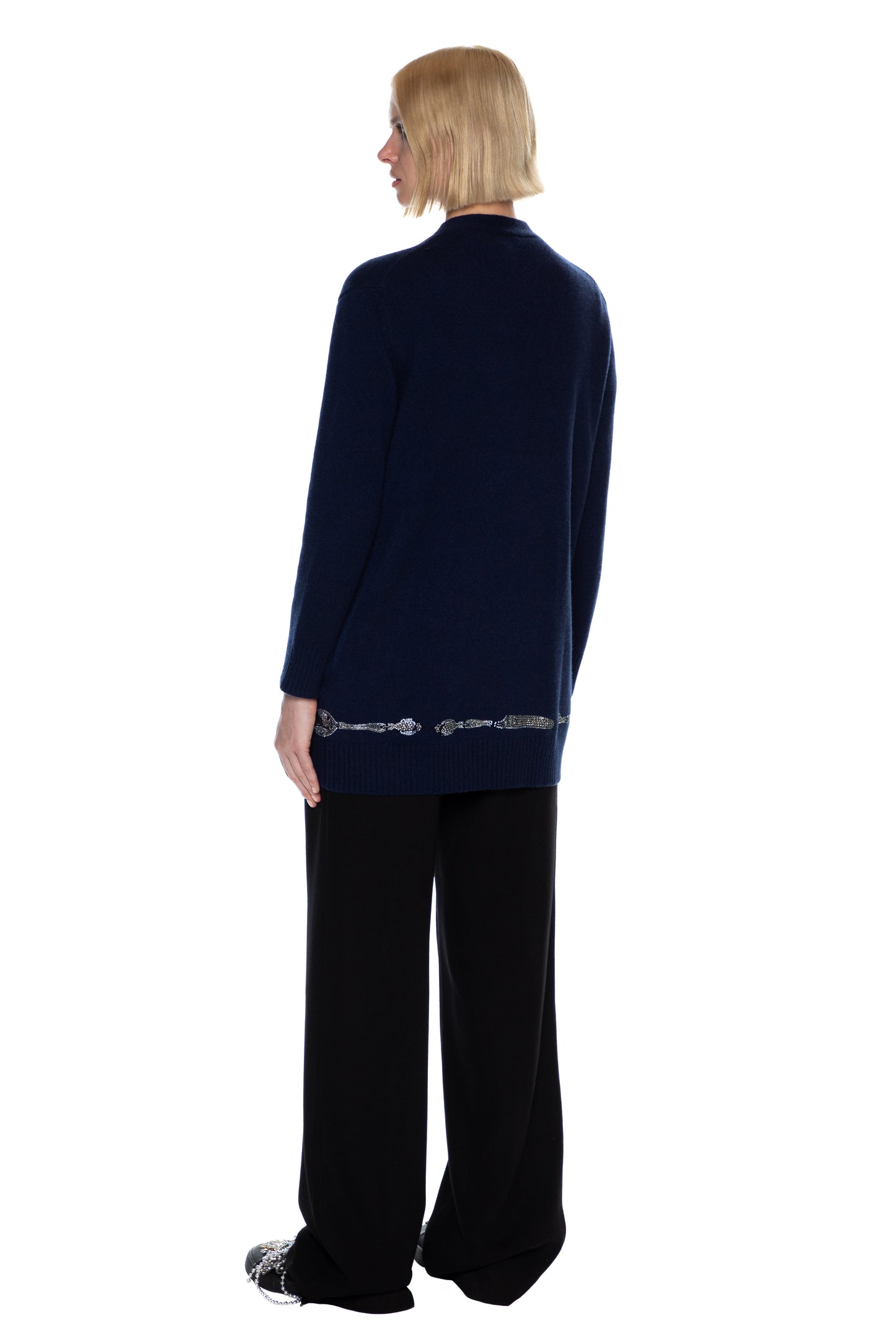 'MICHELIN STAR' OVERSIZED CARDIGAN - - Libertine