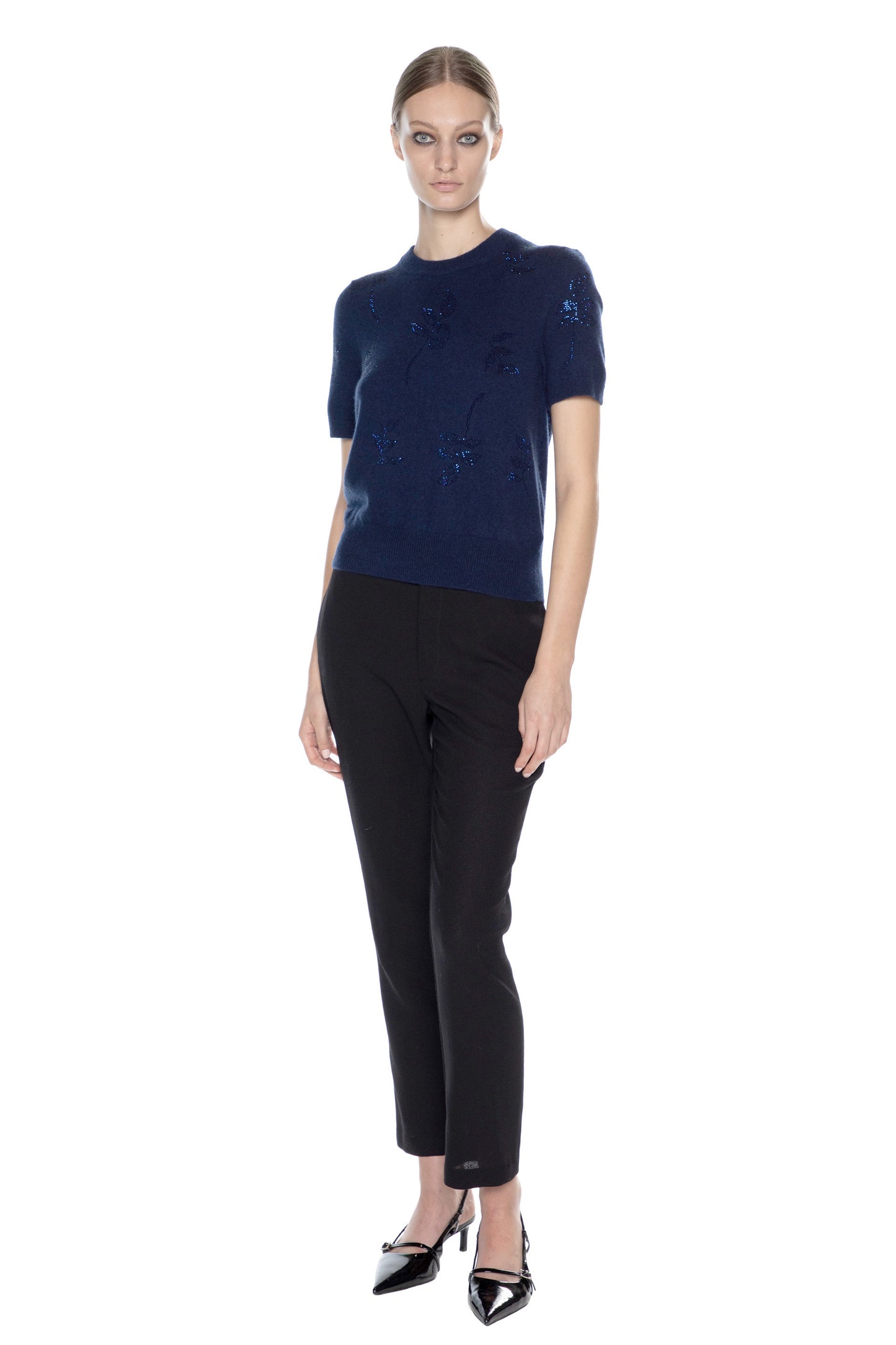 'KIND OF BLUE' SHORT SLEEVE PULLOVER - - Libertine
