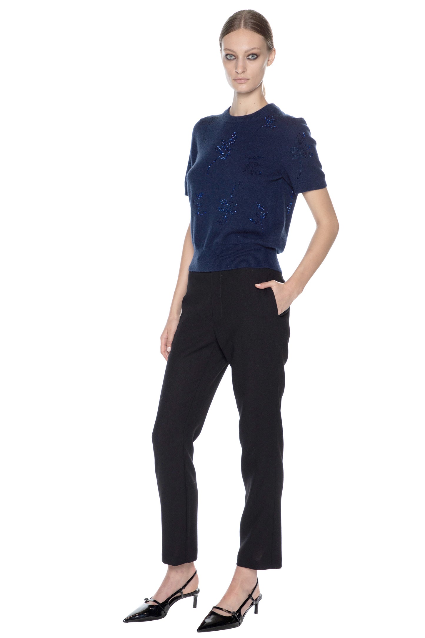 'KIND OF BLUE' SHORT SLEEVE PULLOVER - - Libertine