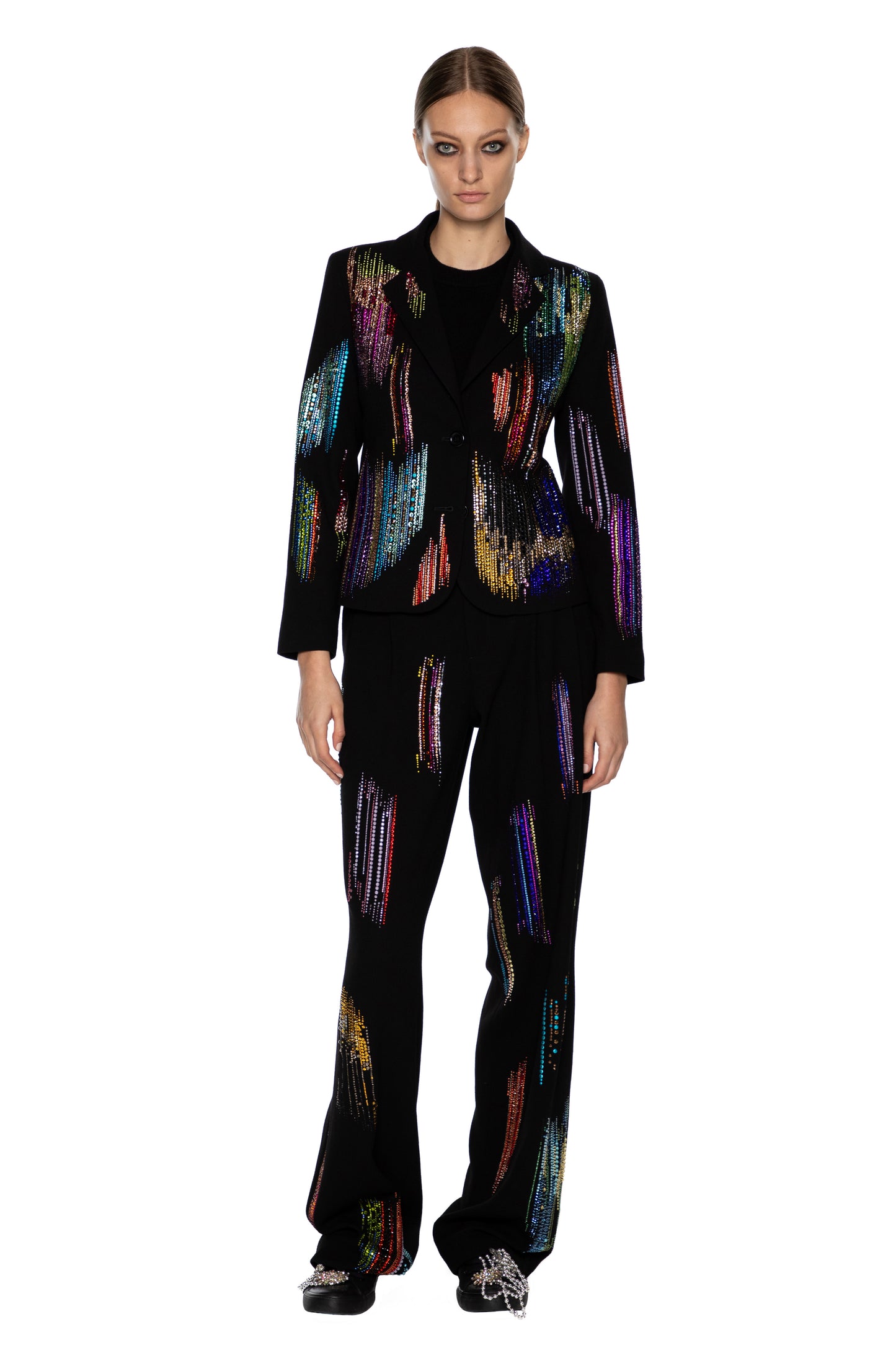 'FWB CRYSTAL' BAGGY TROUSERS - - Libertine