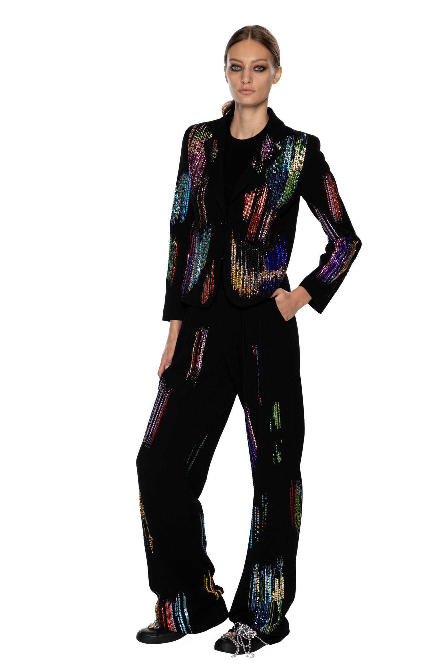 'FWB CRYSTAL' L/S SHORT JACKET - - Libertine