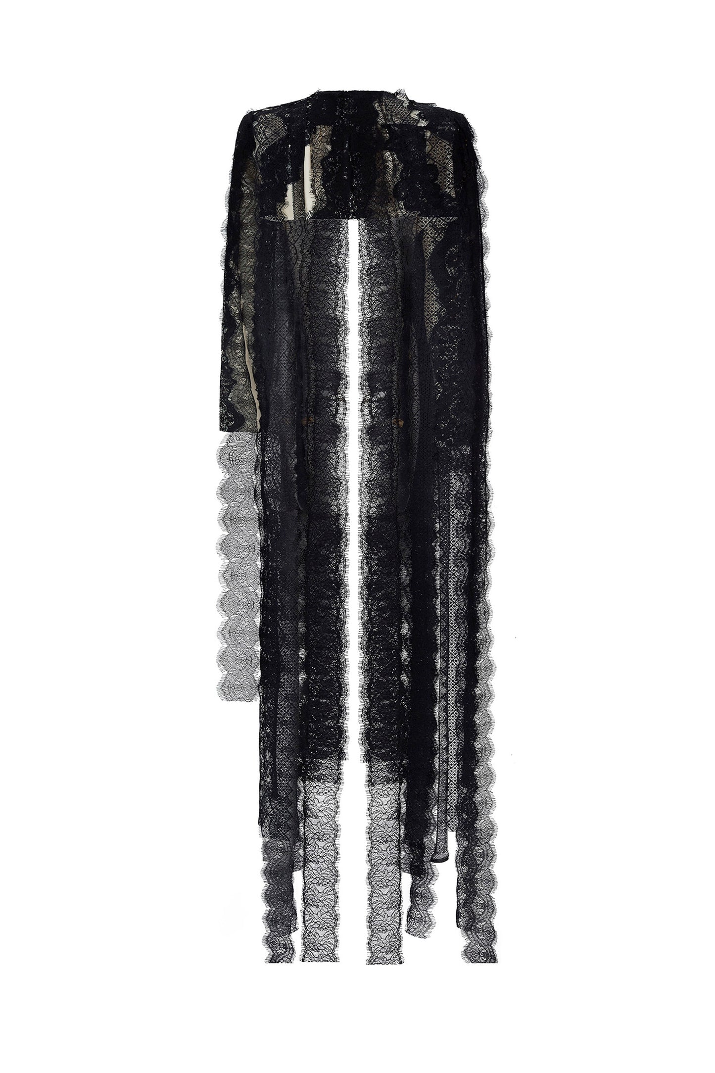 'VENETIAN LACE' FLY AWAY BOLERO WITH CRYSTALS - - Libertine