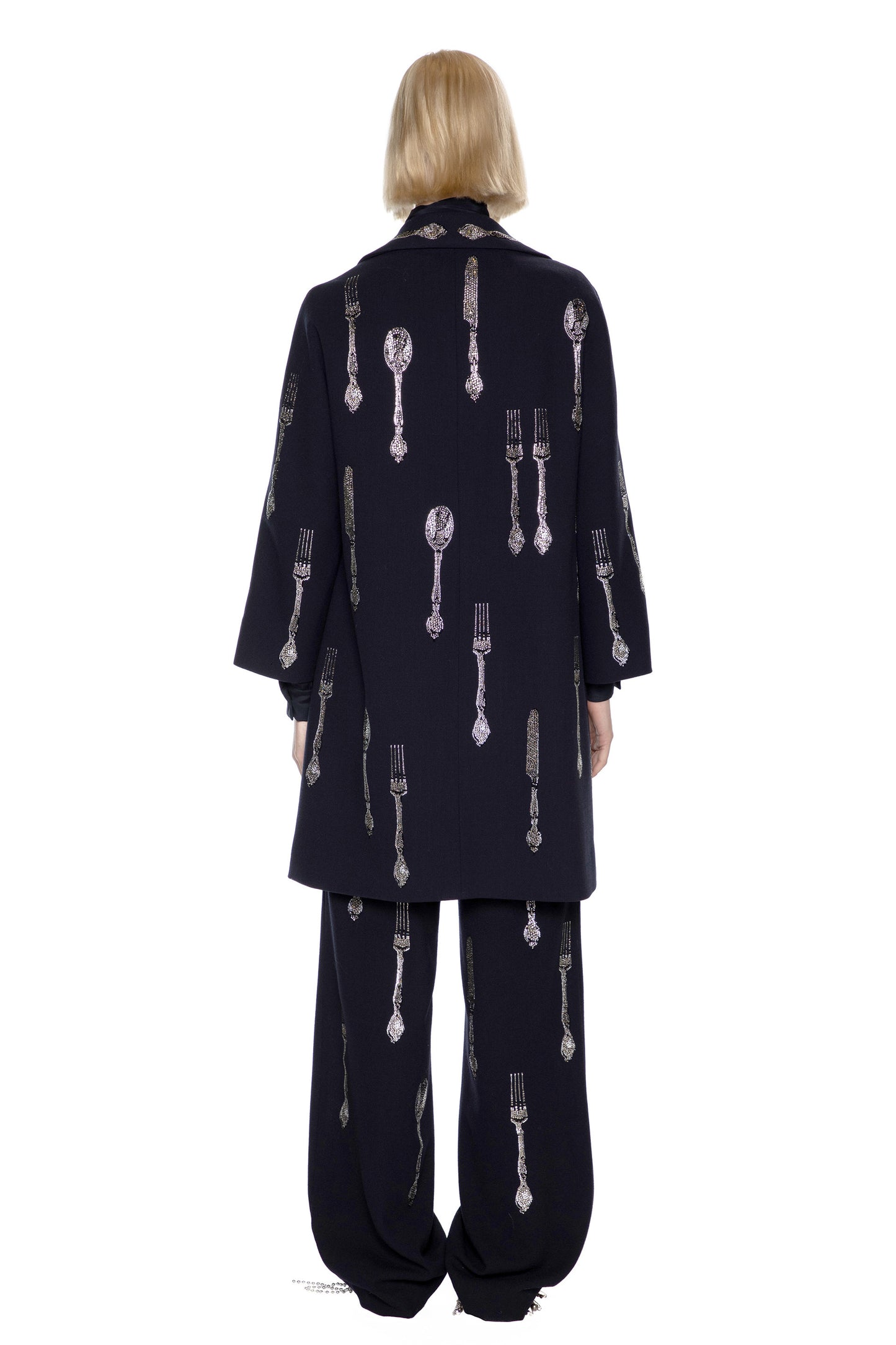 'MICHELIN STAR' NOTCHED LAPEL COAT - - Libertine