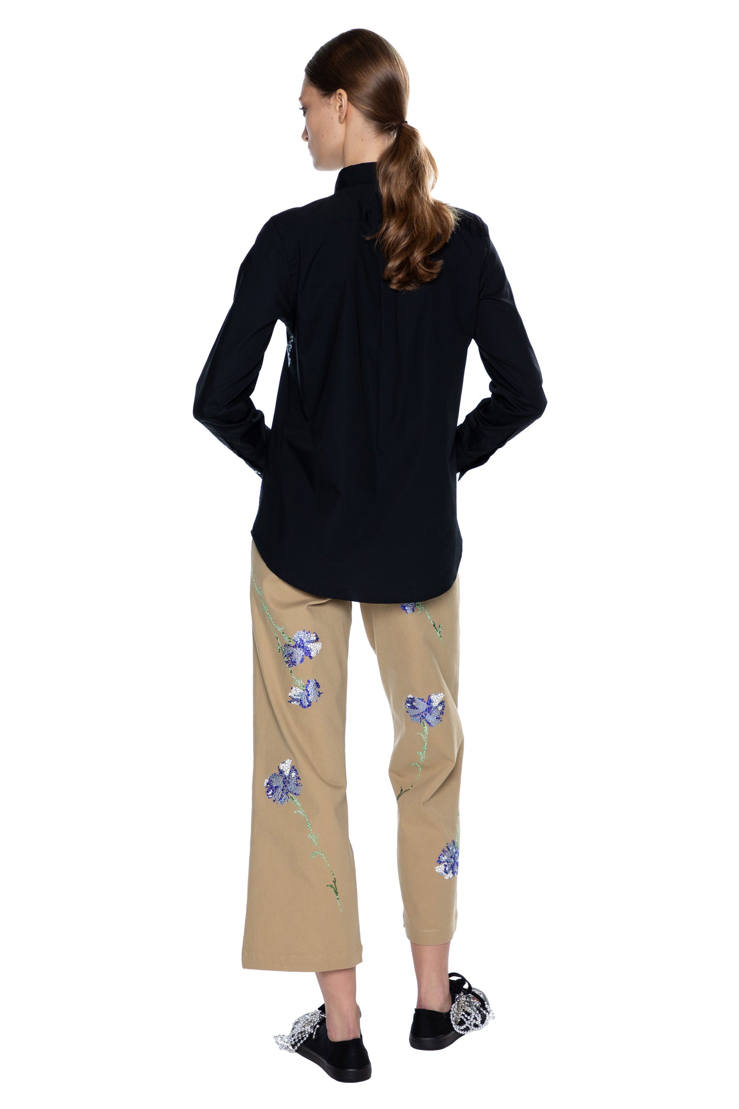 'CECIL BEATON BLUE CARNATION' NEW CLASSIC SHIRT - CLASSIC SHIRTS - Libertine