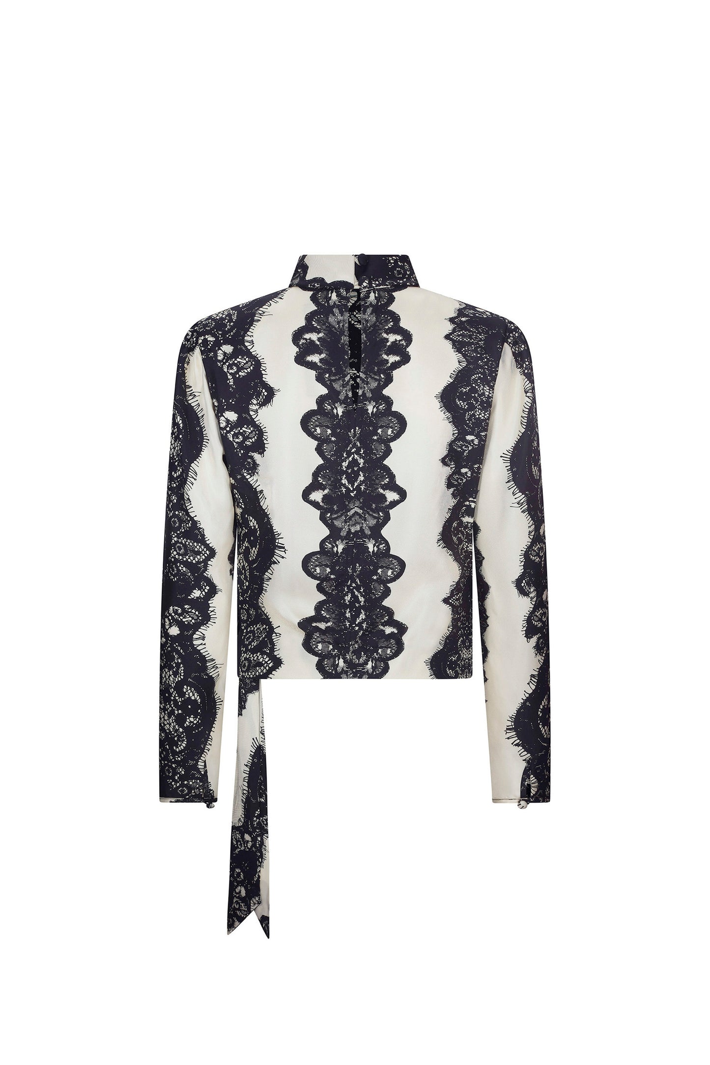 'VENETIAN LACE' SIDE TIE BLOUSE - - Libertine
