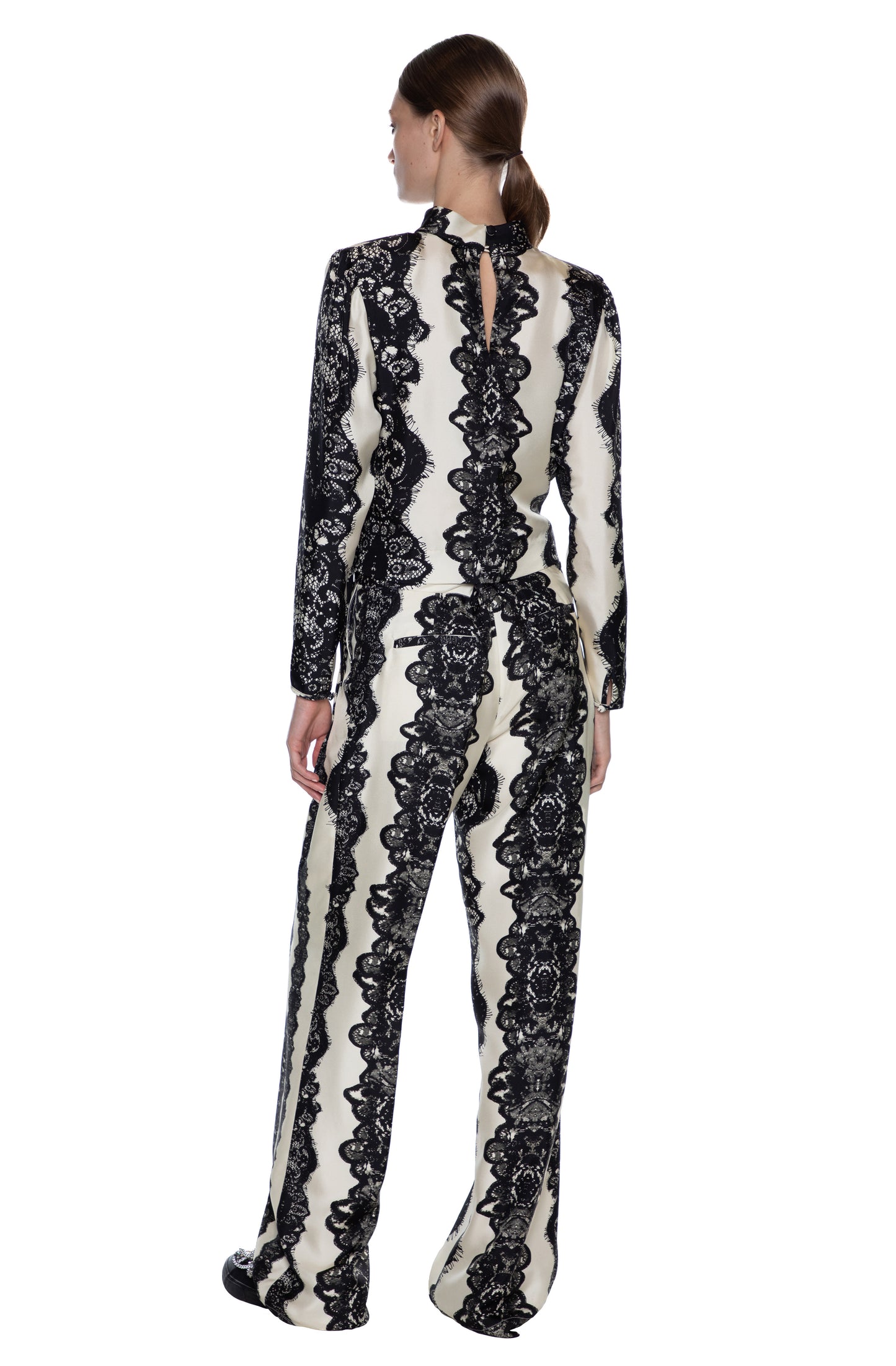 'VENETIAN LACE' BAGGY TROUSERS - PANTS - Libertine