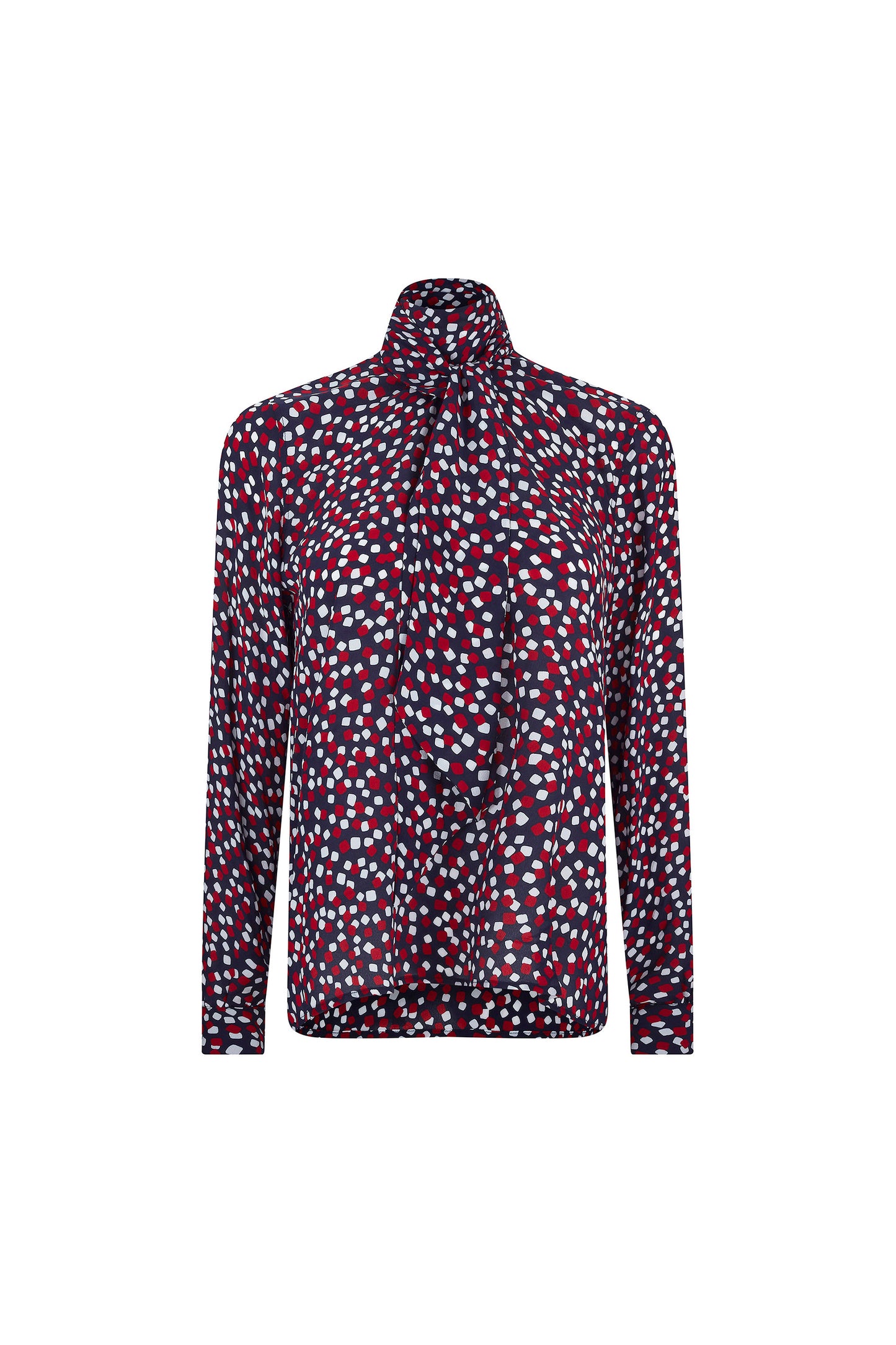 'CONFETTI' SLIM KEITH TIE BLOUSE - TOPS - Libertine