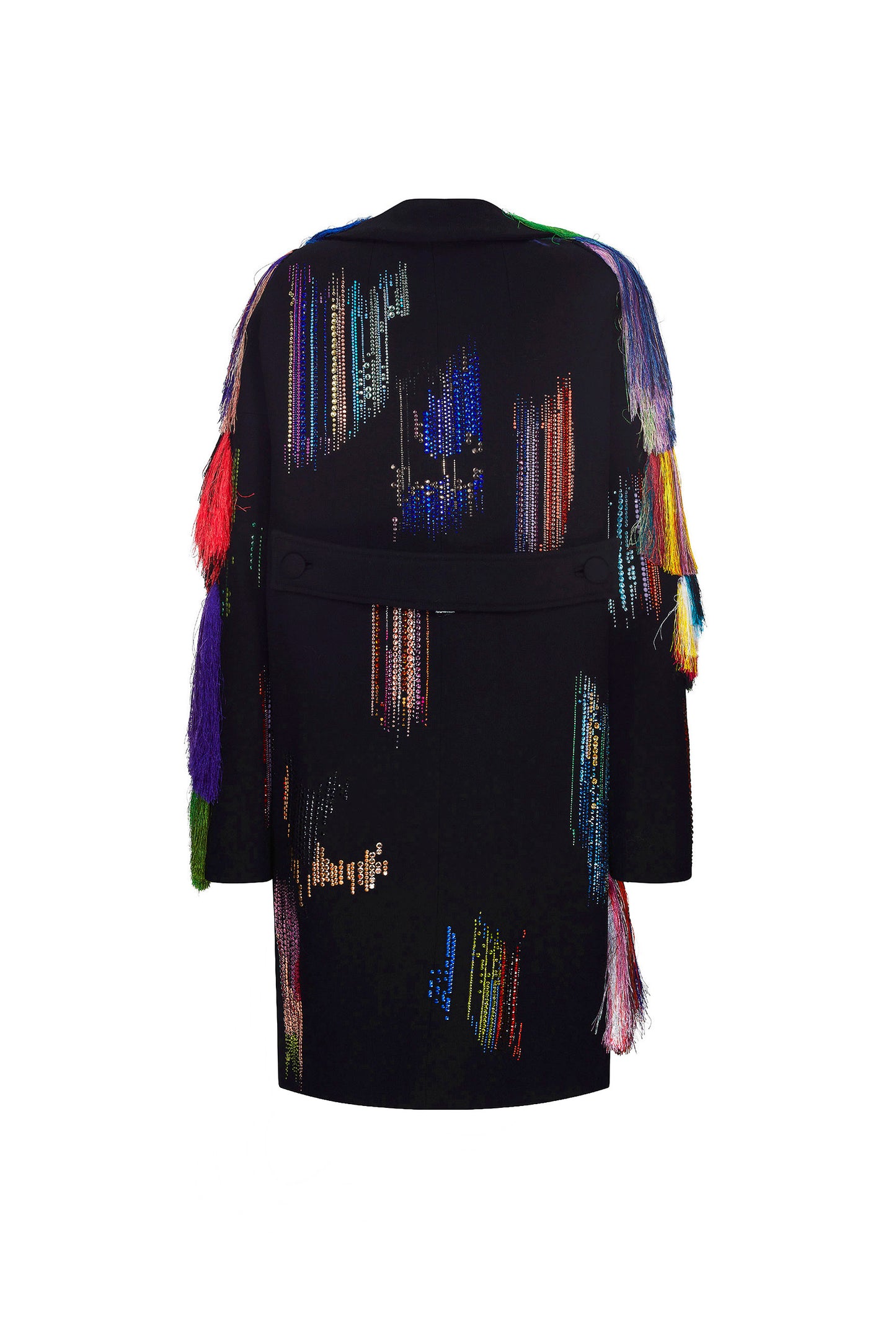 'FRINGE WITH BENEFITS' L/S PATCH POCKET COAT - - Libertine