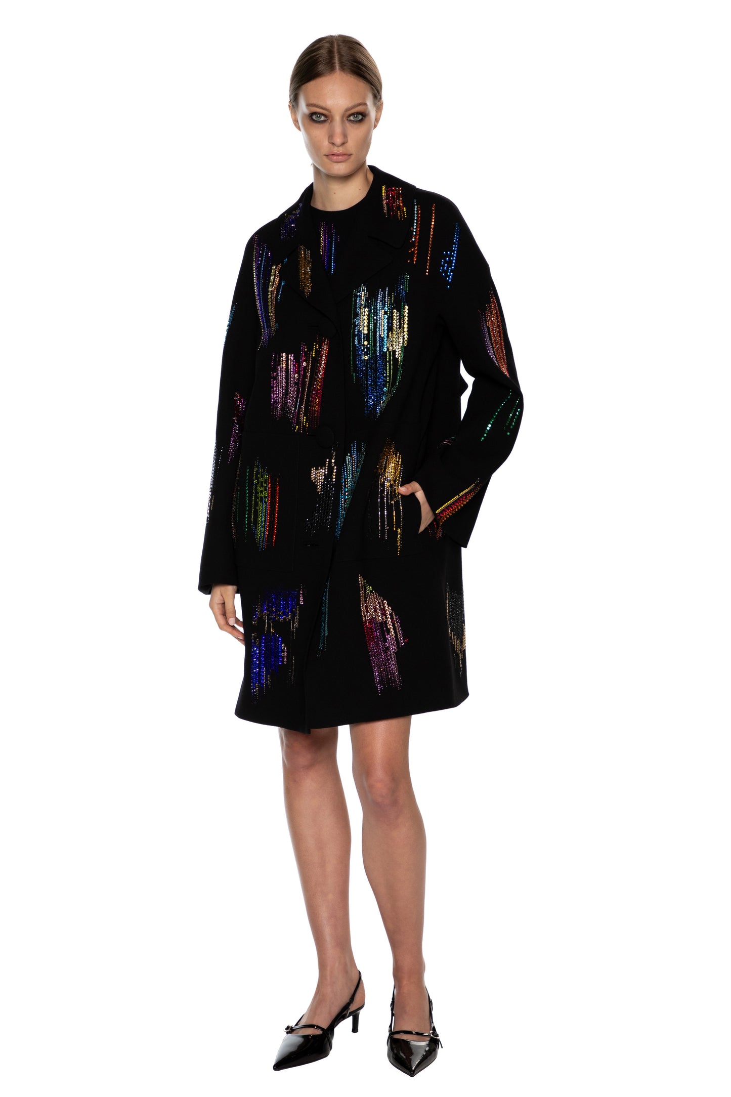 'FWB CRYSTAL' L/S PATCH POCKET COAT - - Libertine