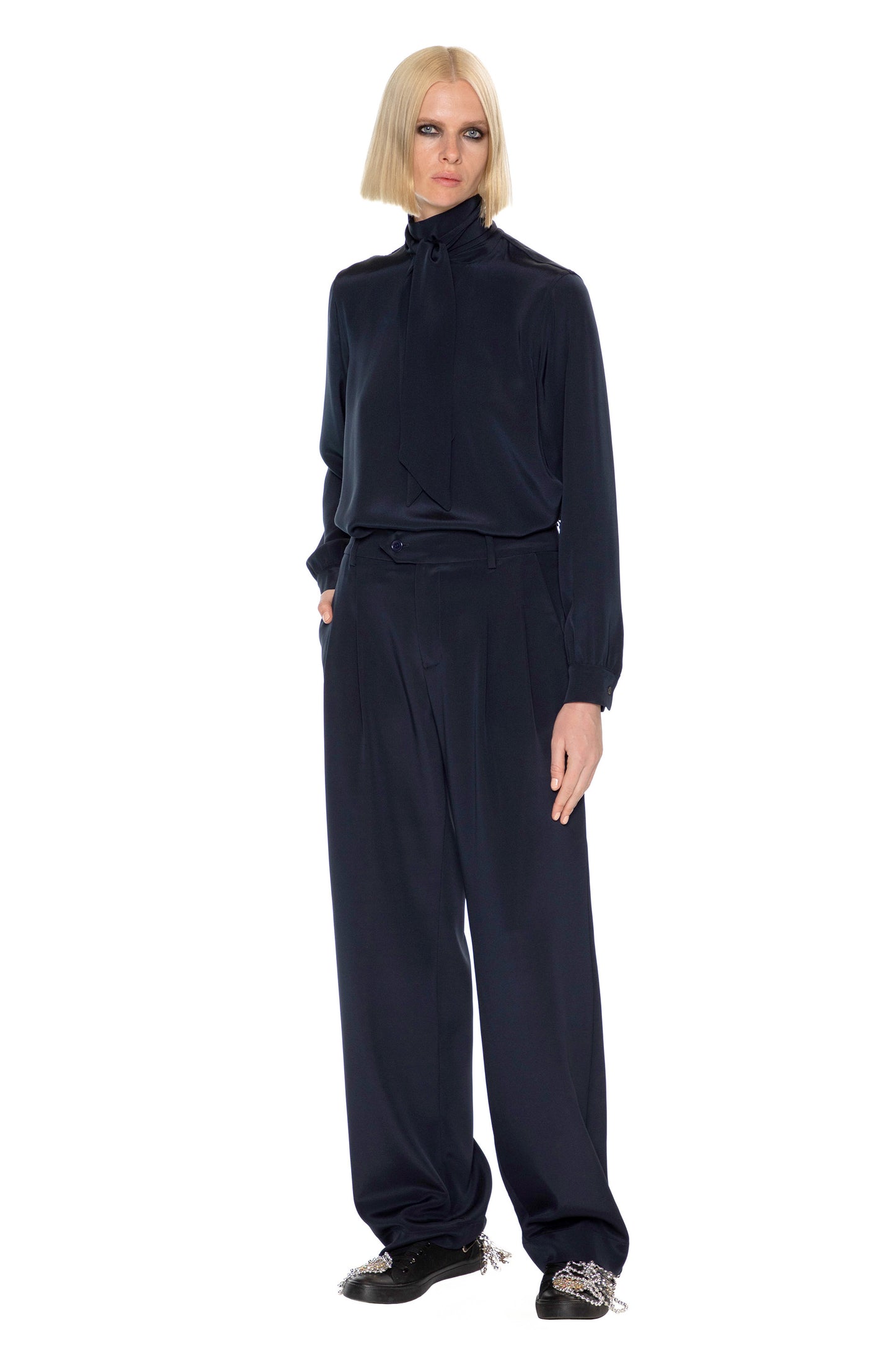 'FRENCH NAVY' BAGGY PANT - - Libertine
