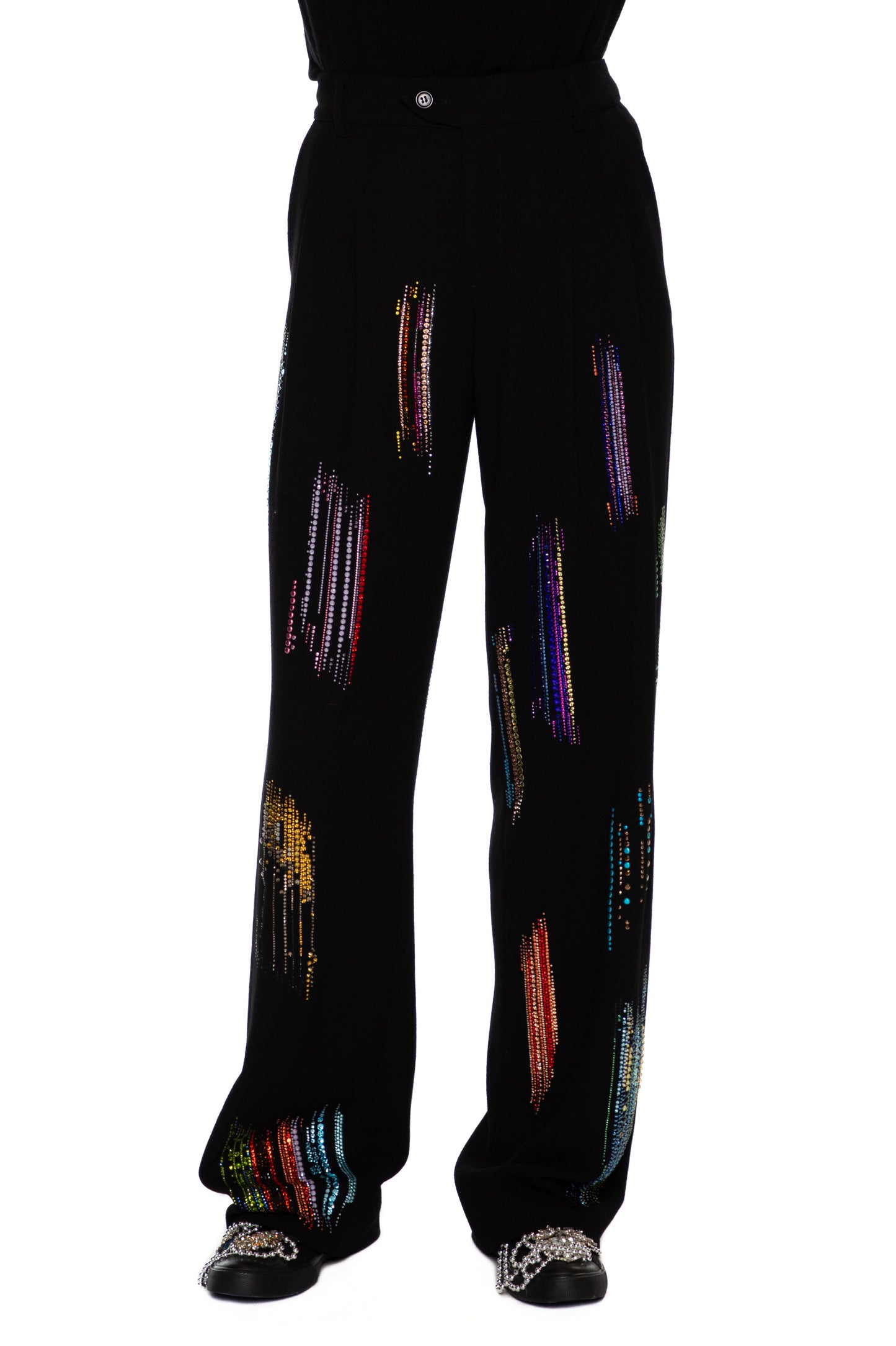 'FWB CRYSTAL' BAGGY TROUSERS - - Libertine