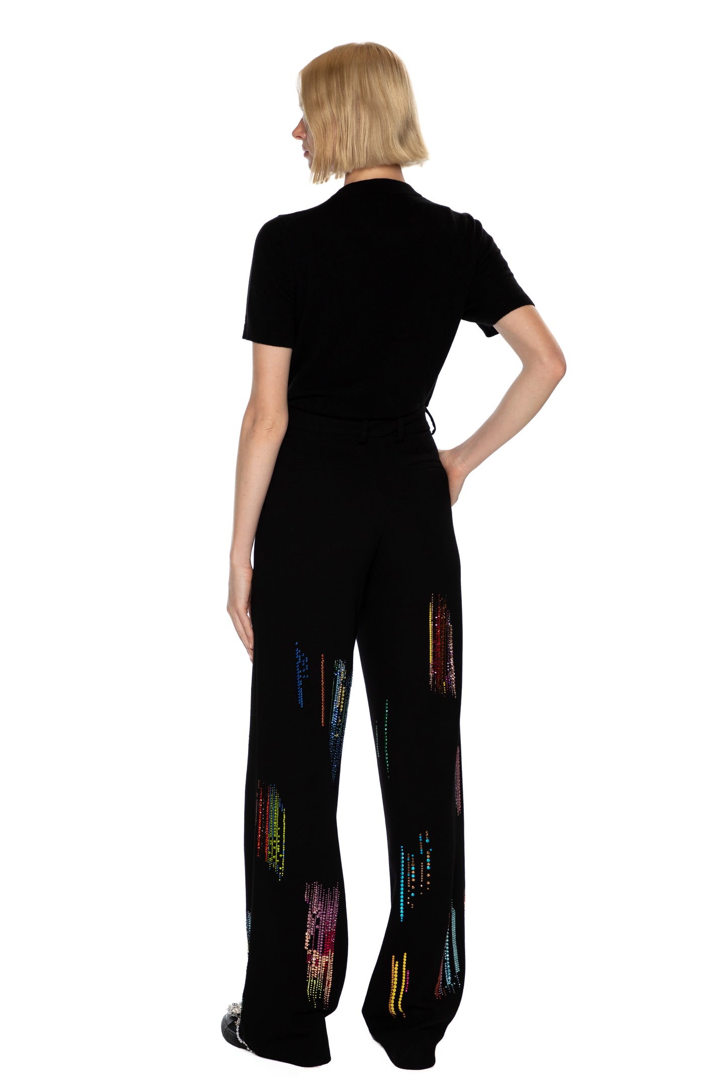 'FWB CRYSTAL' BAGGY TROUSERS - - Libertine