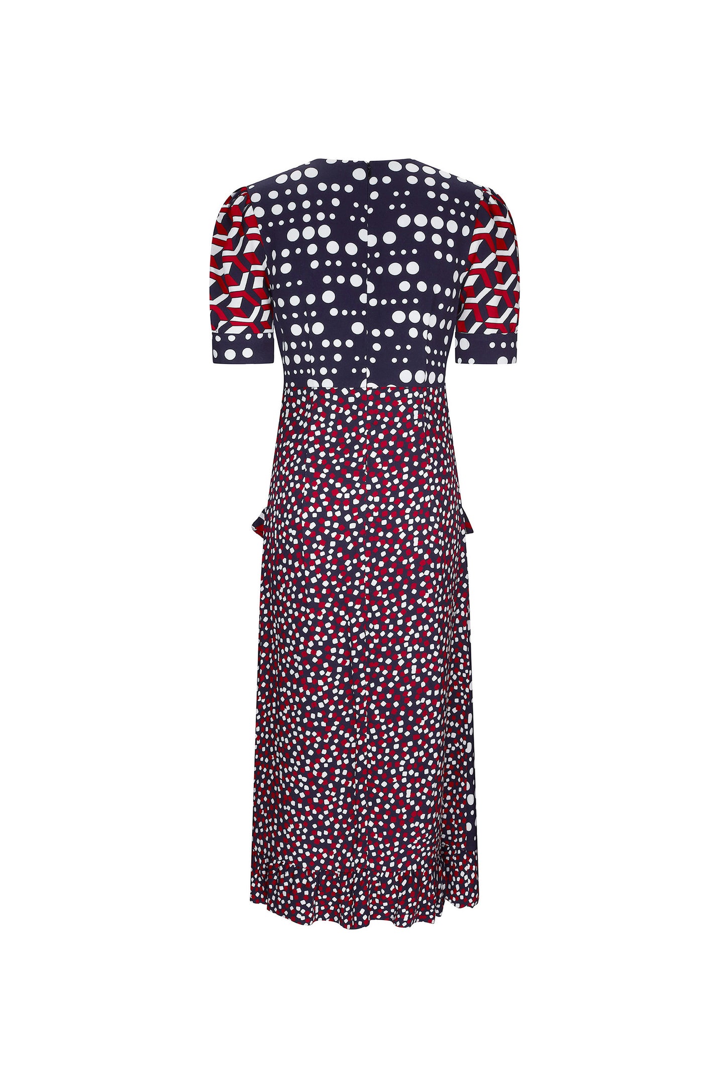 'RED WHITE AND BLUE MASH UP' SICILIAN DRESS - - Libertine