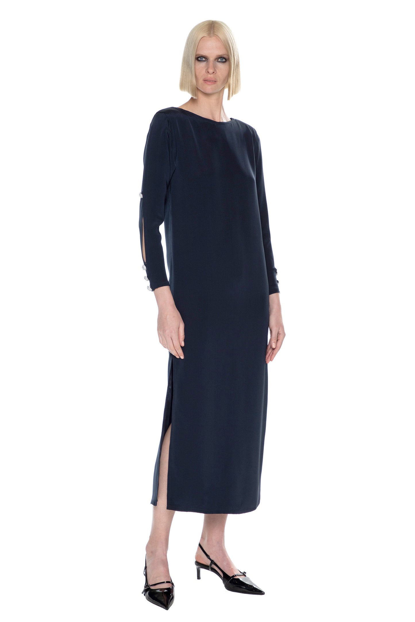 'FRENCH NAVY' AVA DRESS - - Libertine