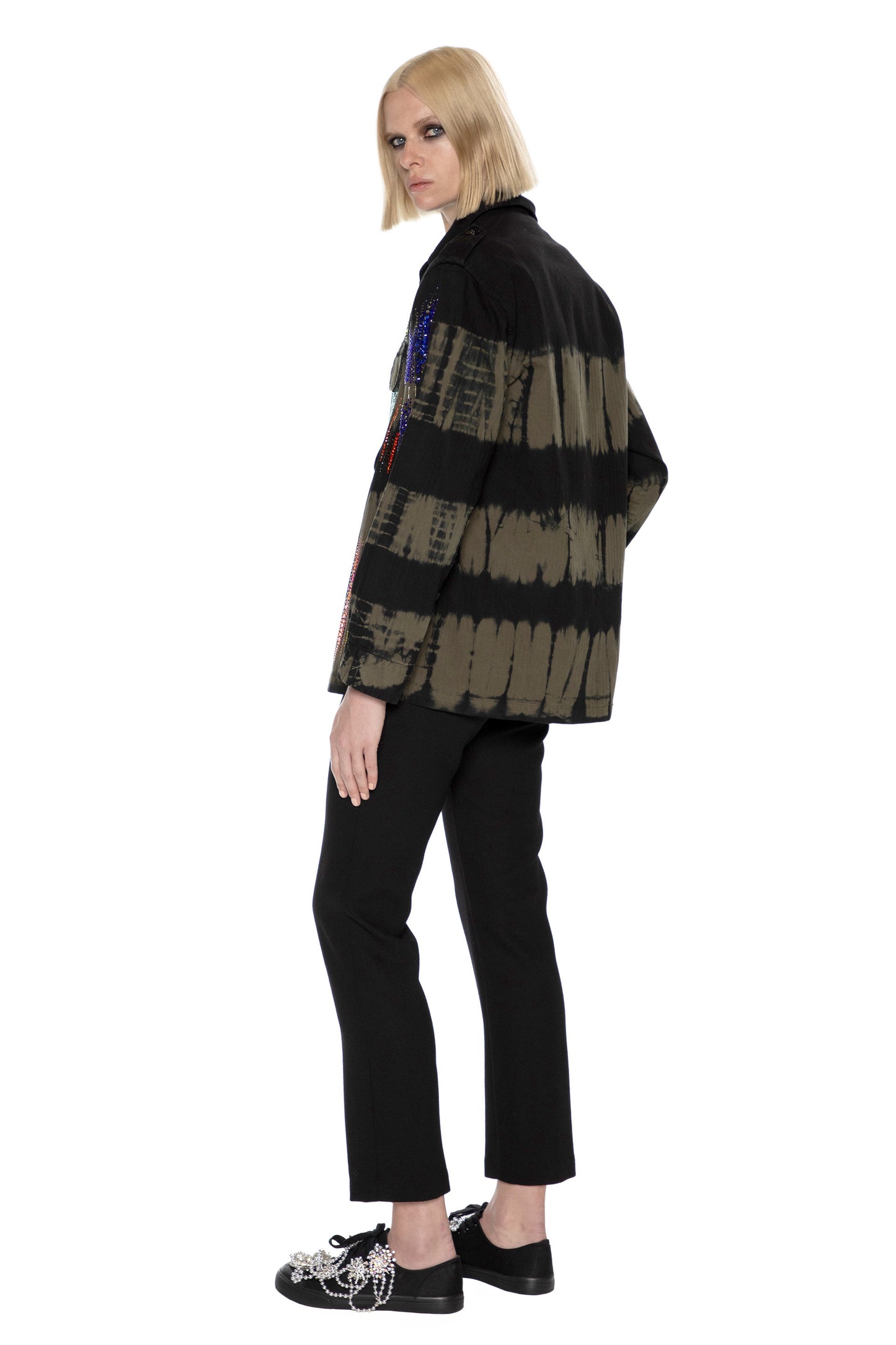 'FWB CRYSTAL' FRENCH MILITARY JACKET - - Libertine